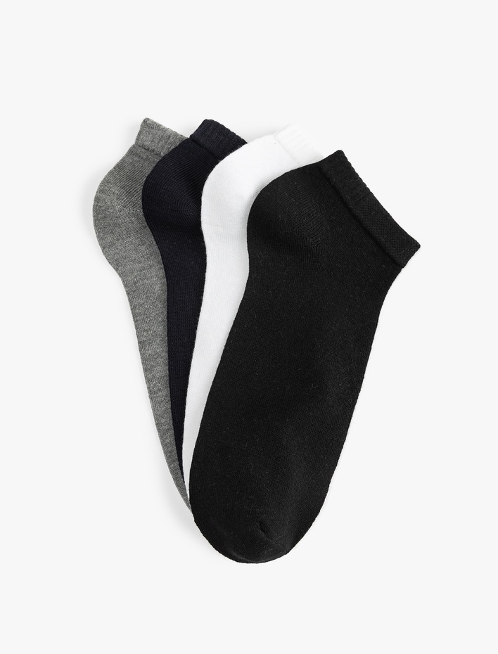 Erkek 4 Pack Bootie Socks