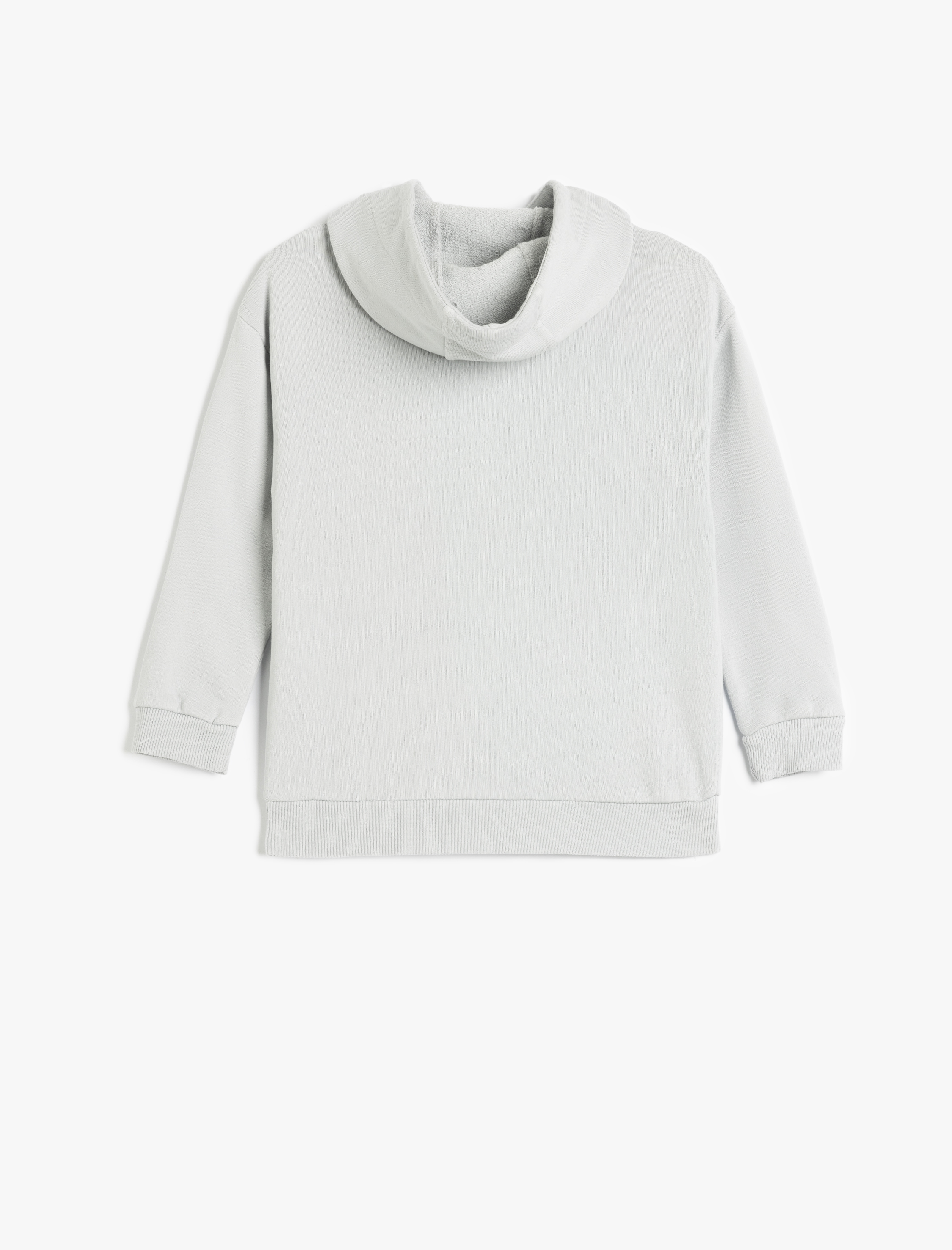  Erkek Çocuk Kapşonlu Pamuklu Uzun Kollu Fermuarlı Sweatshirt