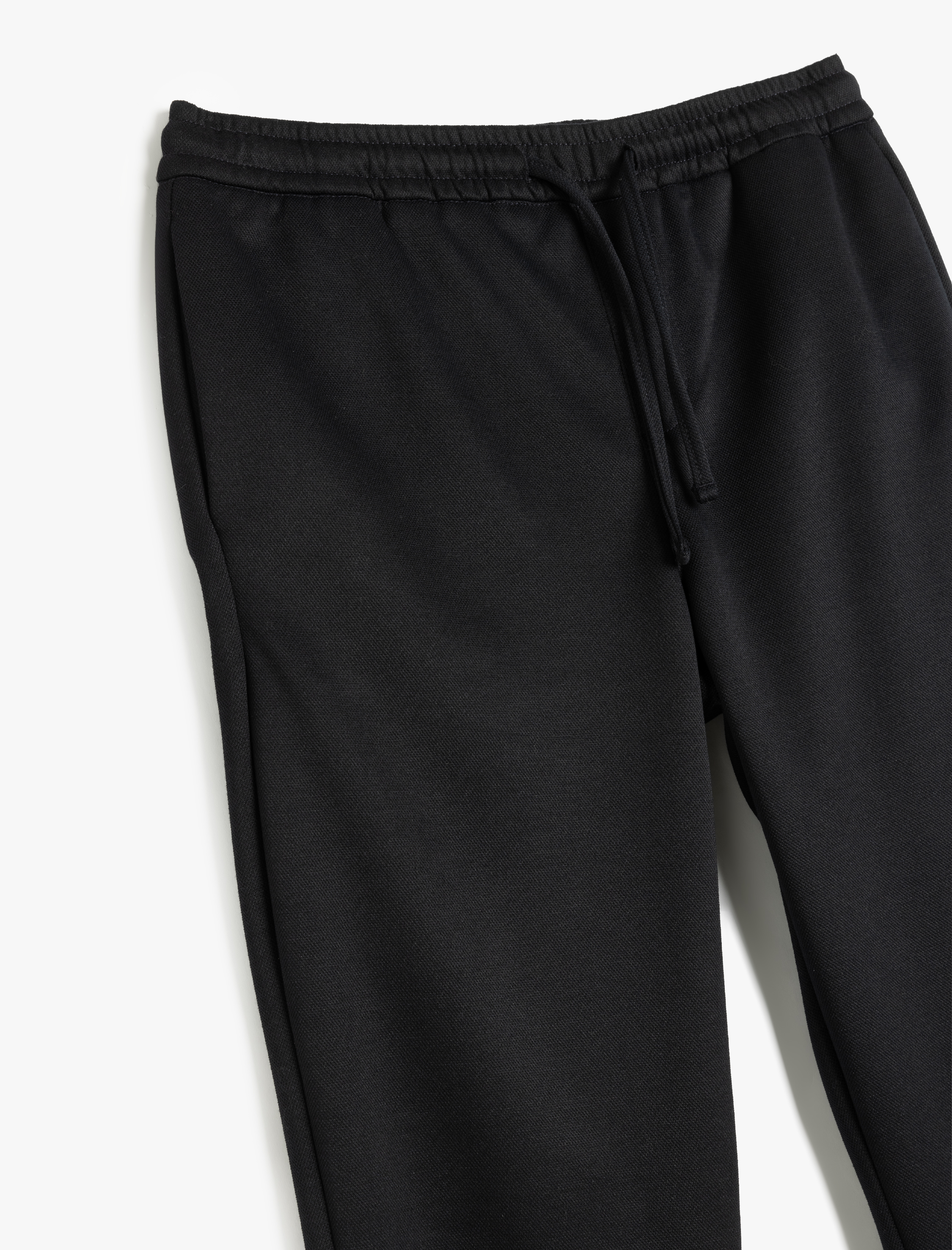 Normal Bel Slim Fit Viskon Karışımlı Beli Bağcıklı Eşofman Pantolon