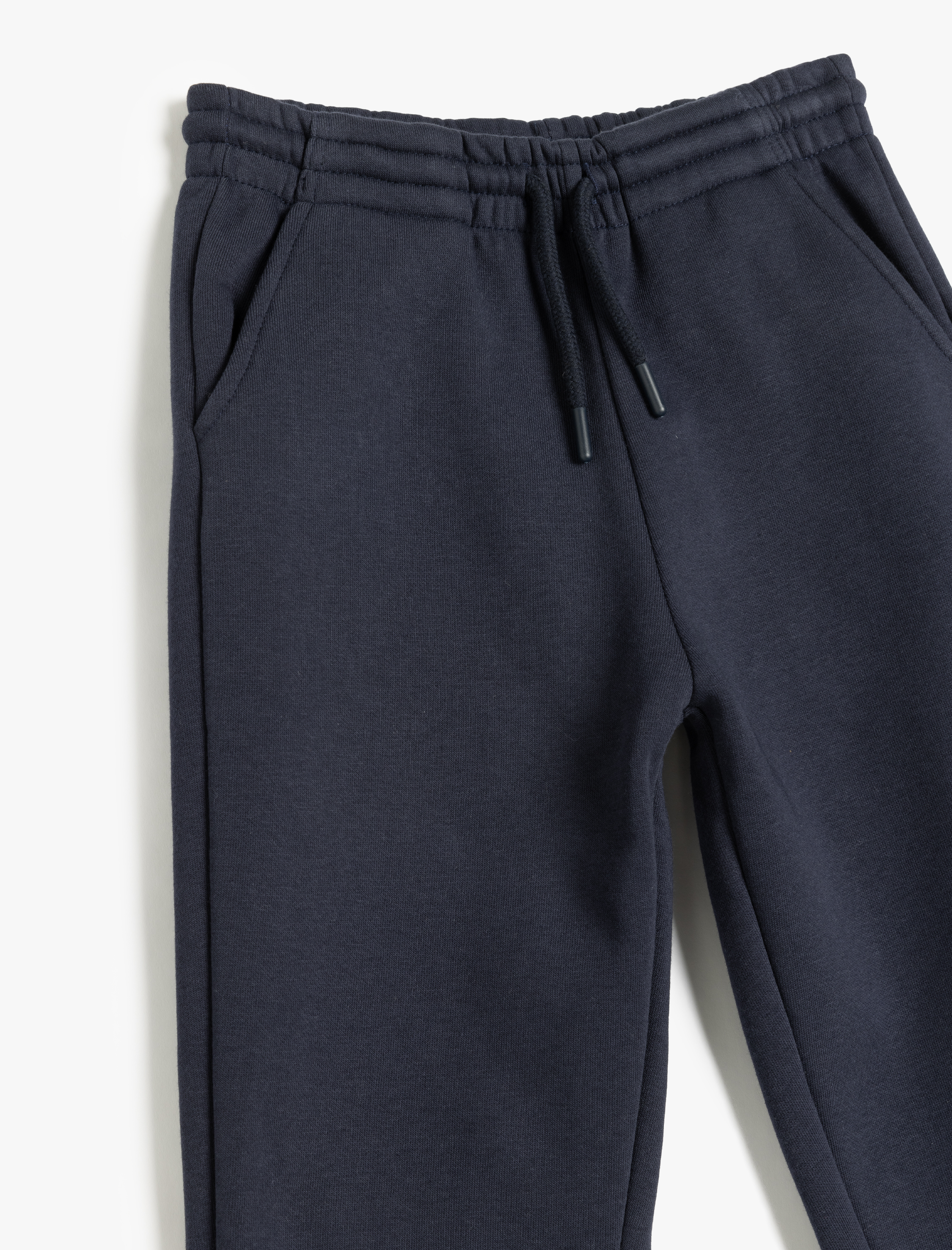  Erkek Çocuk Beli Lastikli Cep Detaylı Şardonlu Basic Jogger Eşofman Altı