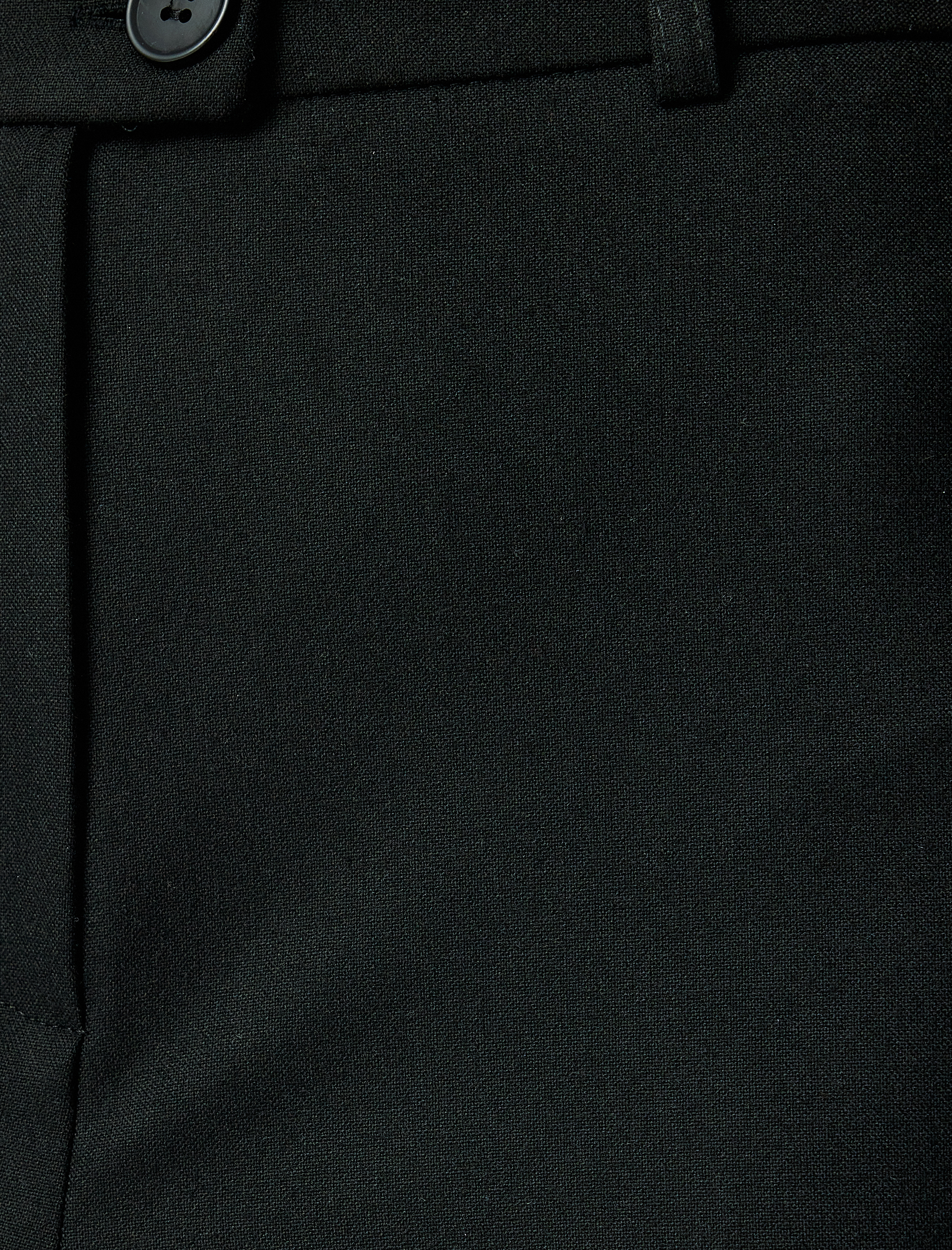   Viskon Karışımlı Düz Bol Paça Kumaş Pantolon