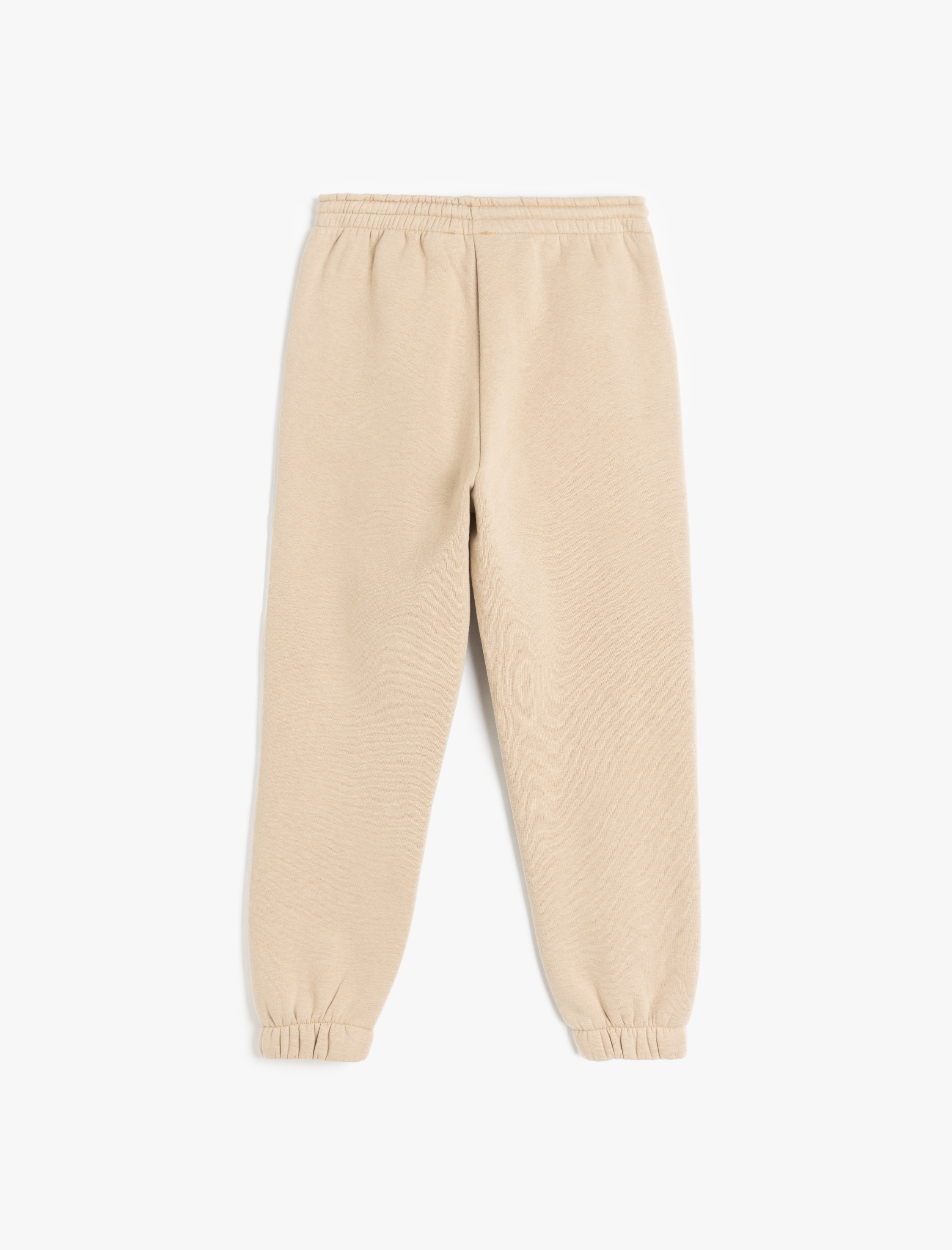  Erkek Çocuk Beli Lastikli Cep Detaylı Şardonlu Basic Jogger Eşofman Altı