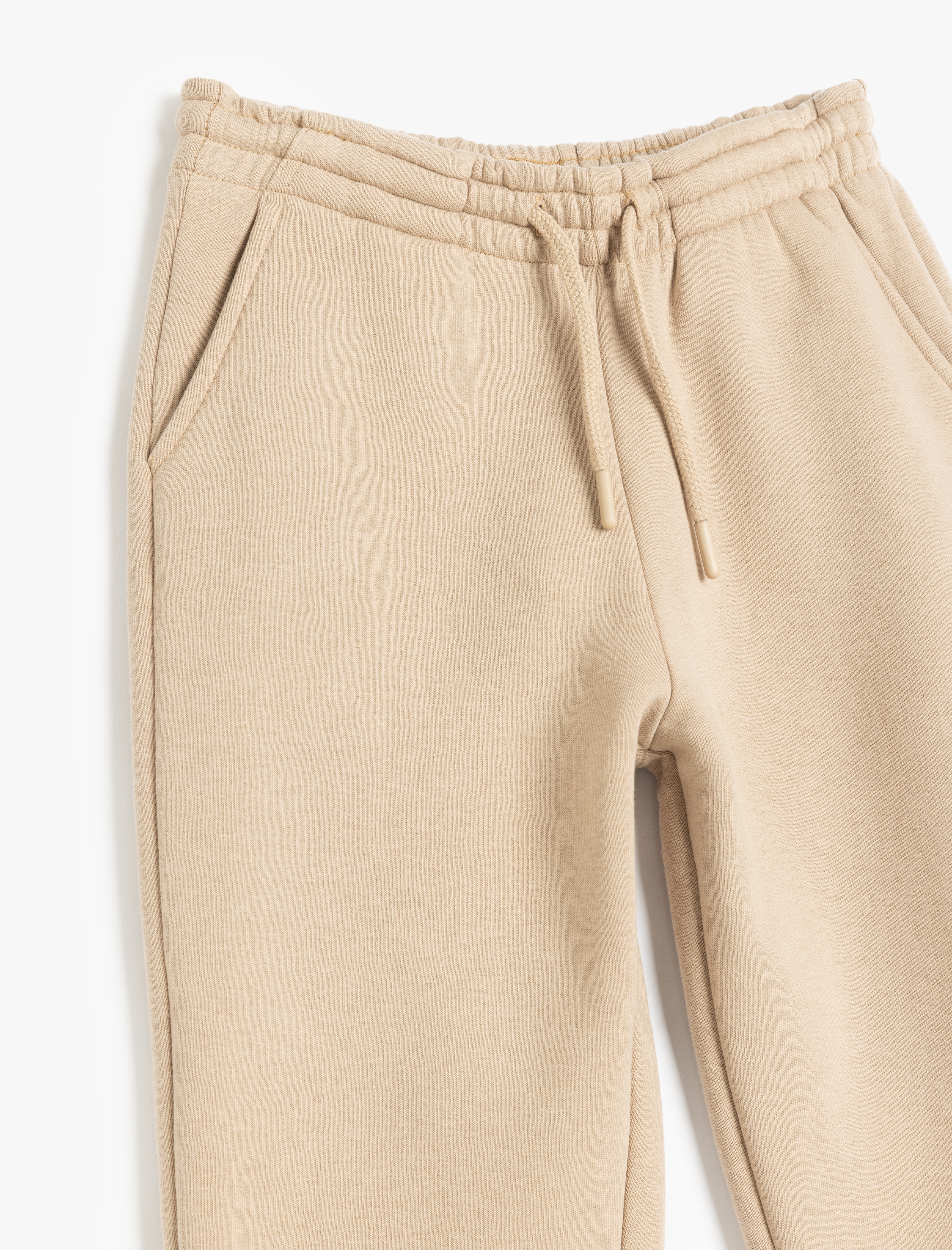  Erkek Çocuk Beli Lastikli Cep Detaylı Şardonlu Basic Jogger Eşofman Altı