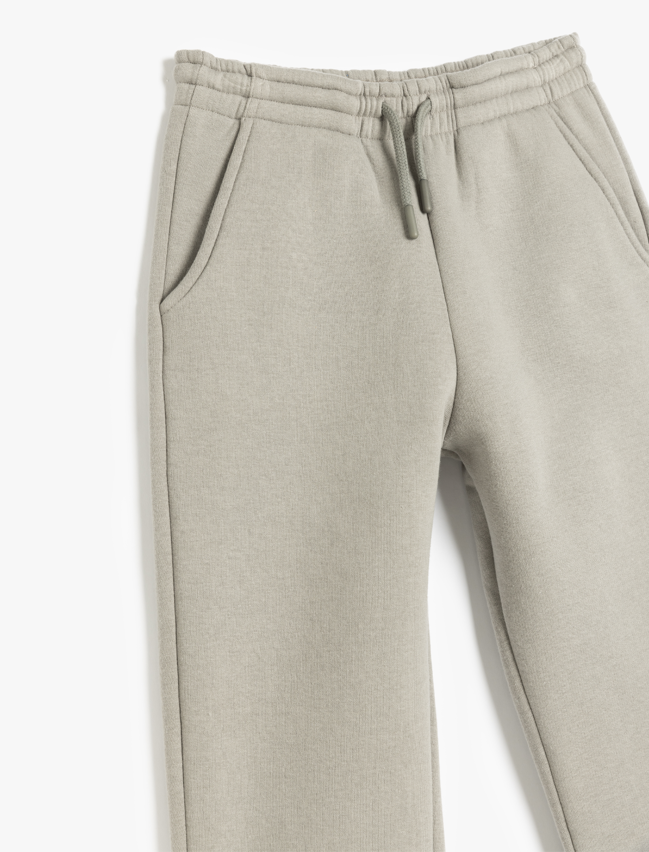  Erkek Çocuk Beli Lastikli Cep Detaylı Şardonlu Basic Jogger Eşofman Altı