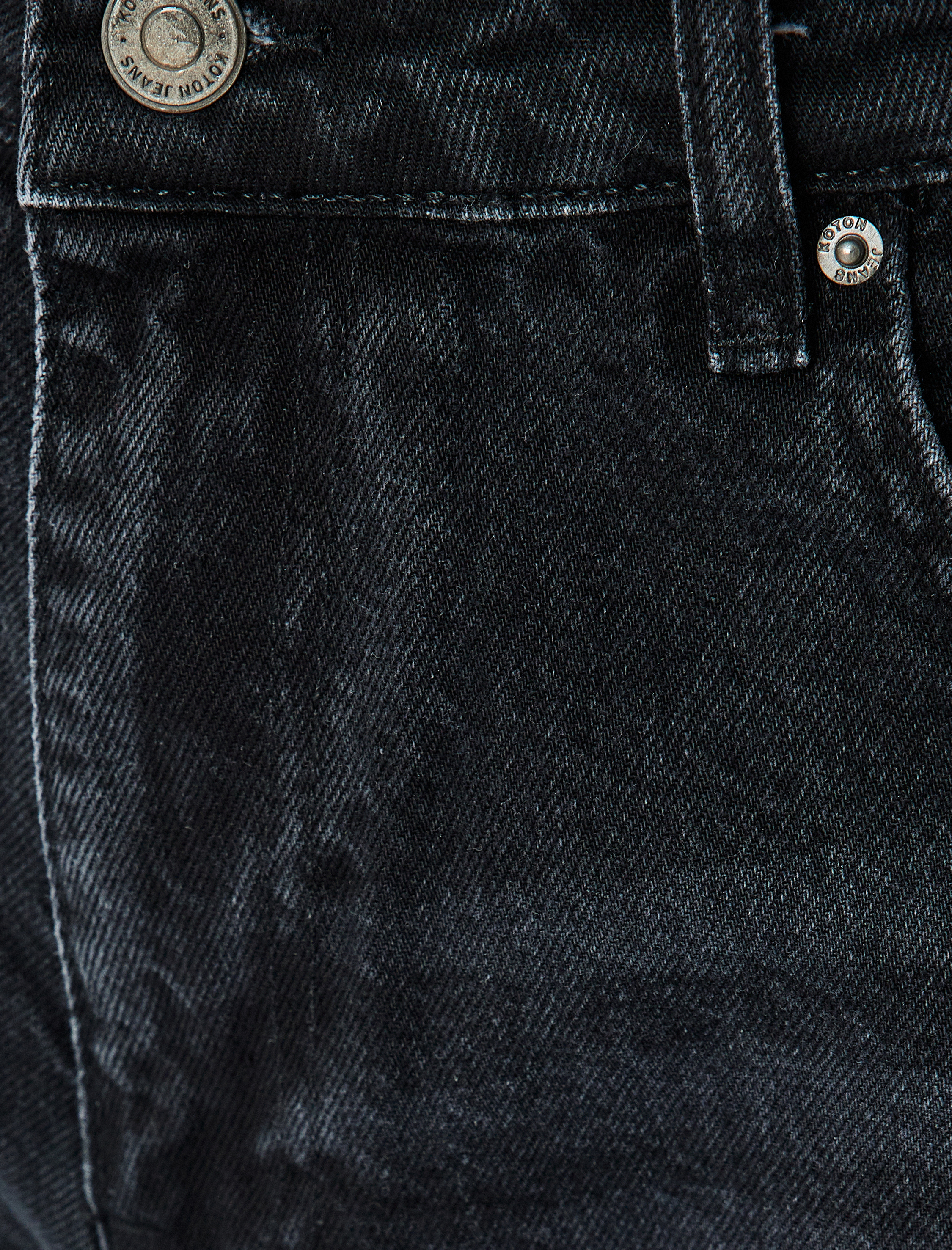   Pamuklu Normal Bel Vintage Straight Fit Jean Pantolon