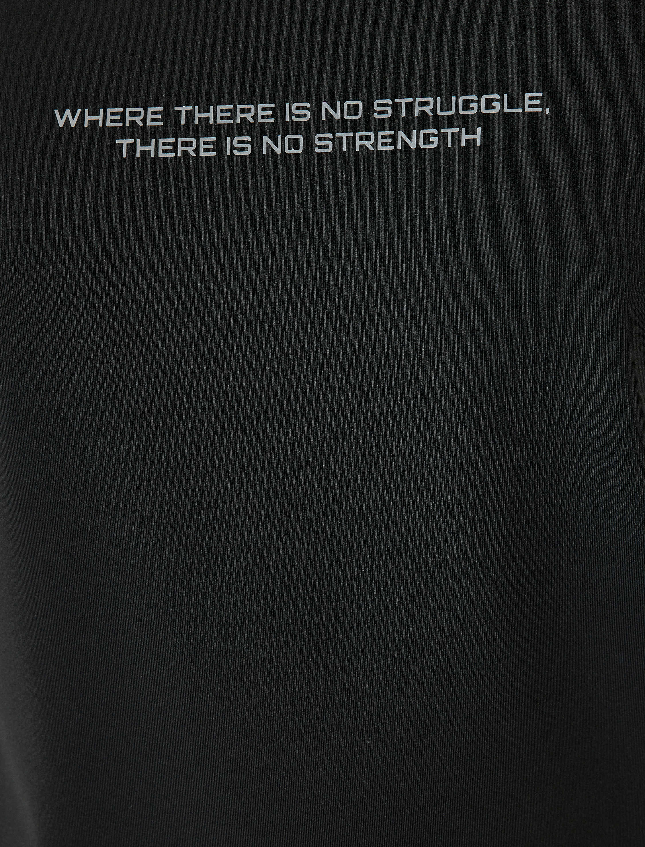   Uzun Kollu Bisiklet Yaka Slogan Baskılı Spor Tişört