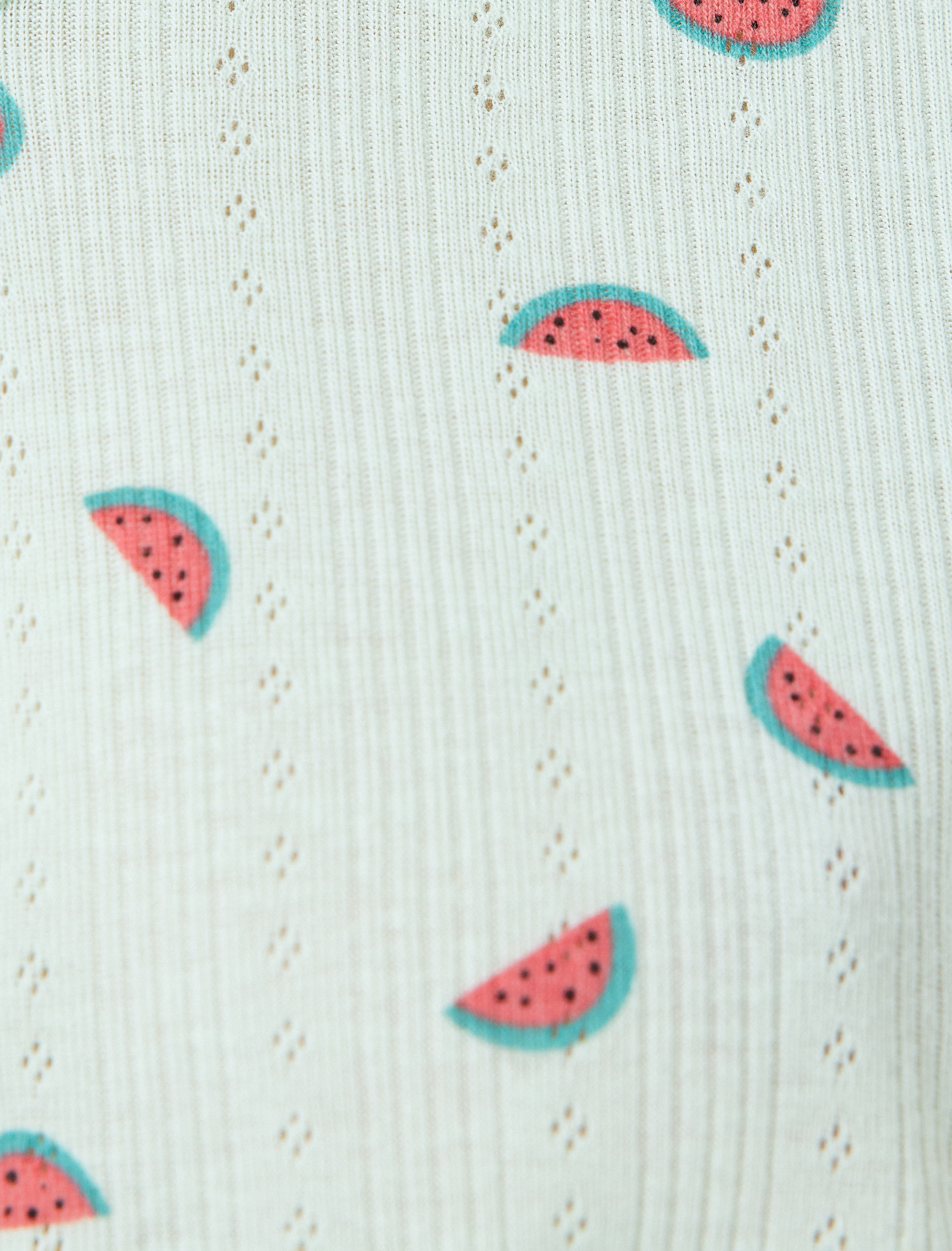   Karpuz Baskılı Kısa Kollu Şortlu Pijama Takımı