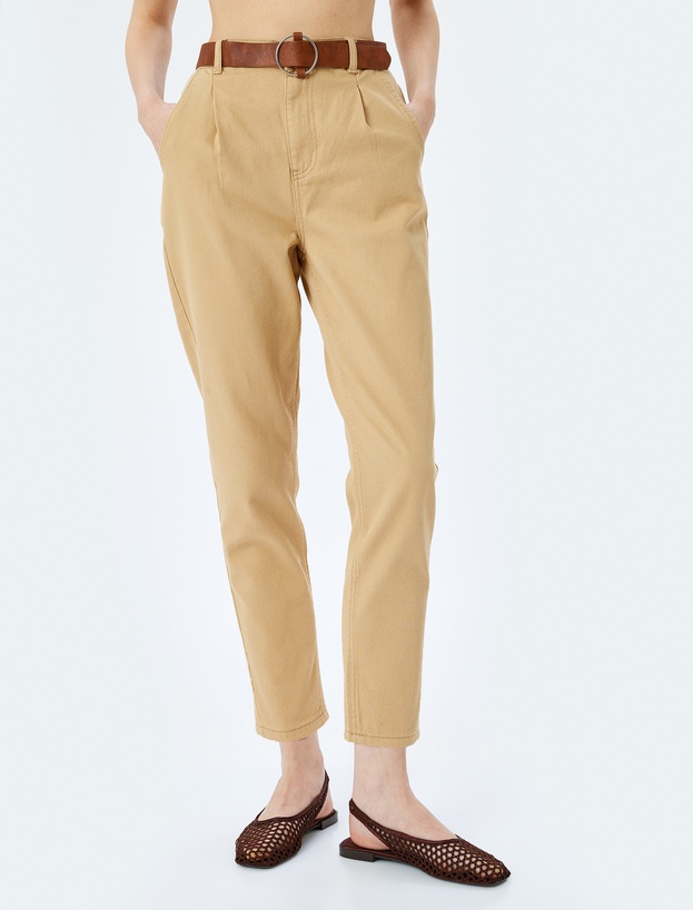 Rahat Kesim Pamuklu Chino Pantolon_2