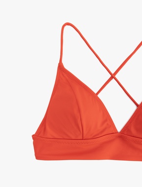 Bağlama Detaylı Arkası Çapraz Askılı Bralet Bikini Üstü_2