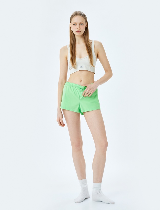 Pamuklu Rahat Kalıp Boxer Pijama Altı_0