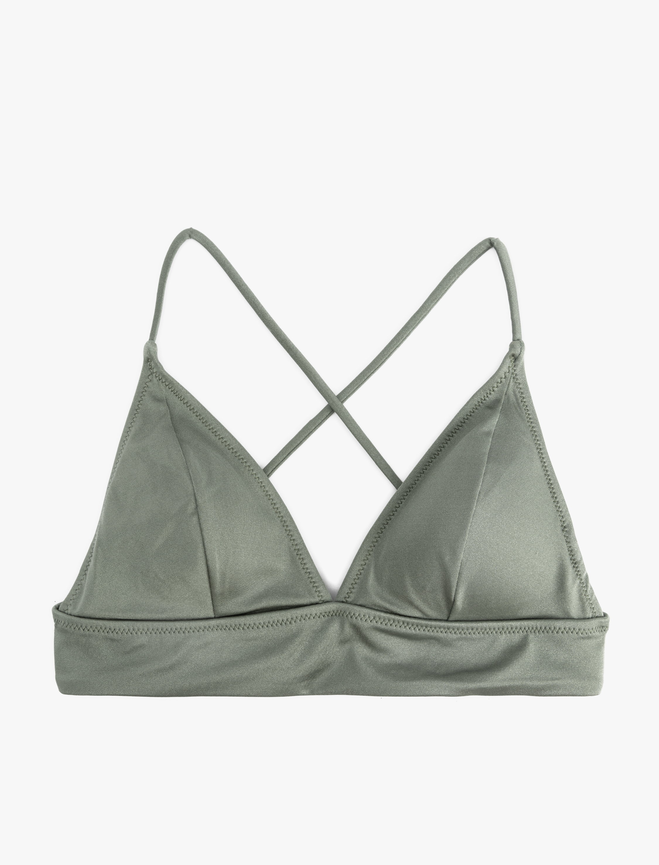 Koton Kadın Bağlamalı Arkası Çapraz Askılı Bralet Bikini Üstü -1