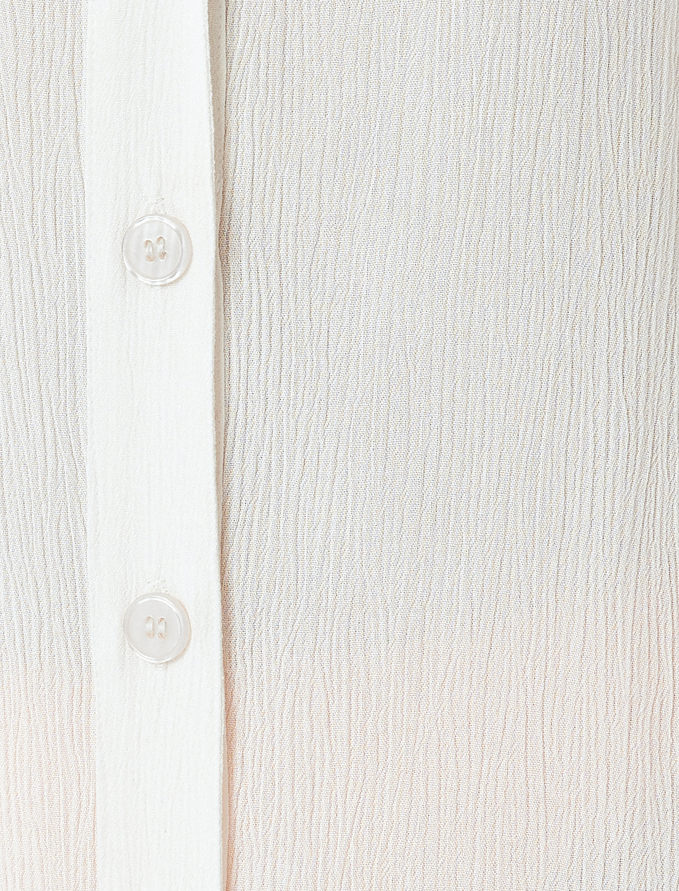 Düğmeli Uzun Kollu Arkası Baskı Detaylı Viskon Plaj Elbisesi