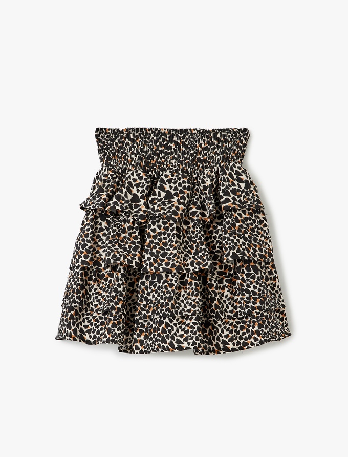 Leopar Desenli Straplez Takım main image 0