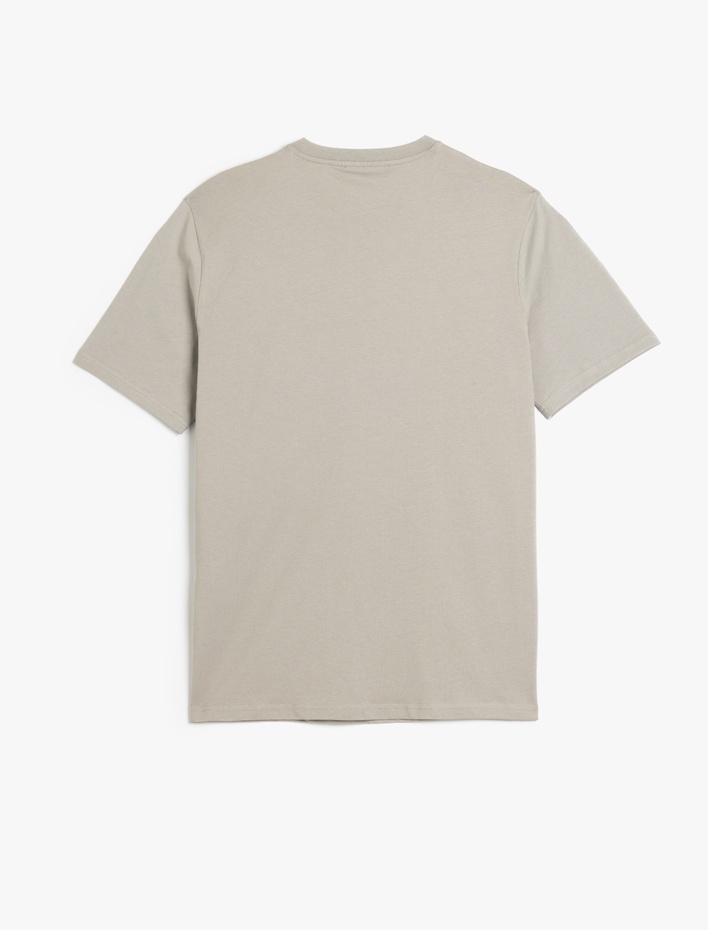  Bisiklet Yaka Pamuklu Regular Fit Kısa Kollu Basic Tişört