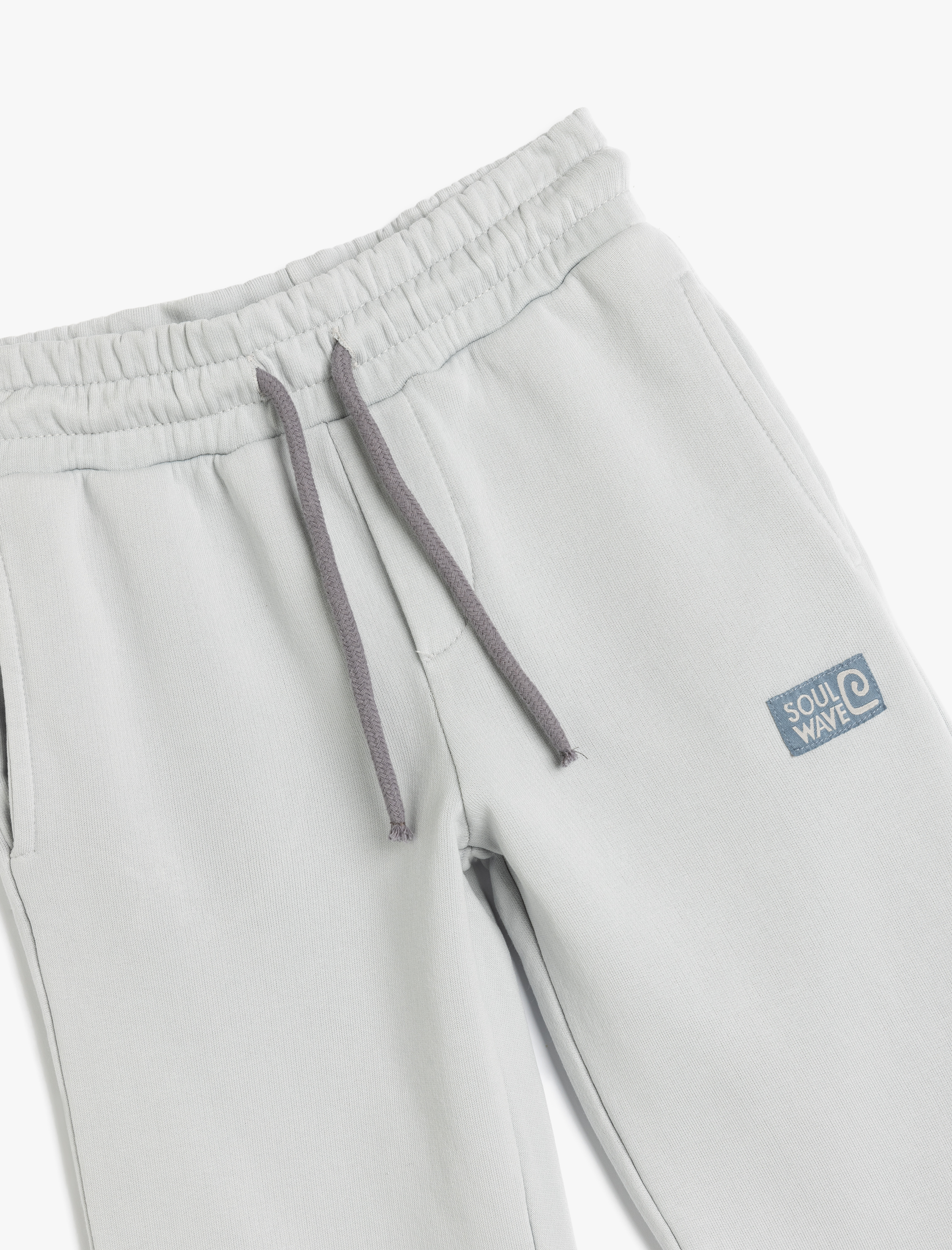  Erkek Çocuk Pamuklu Beli Bağcıklı Cep Detaylı Relax Fit Eşofman Altı