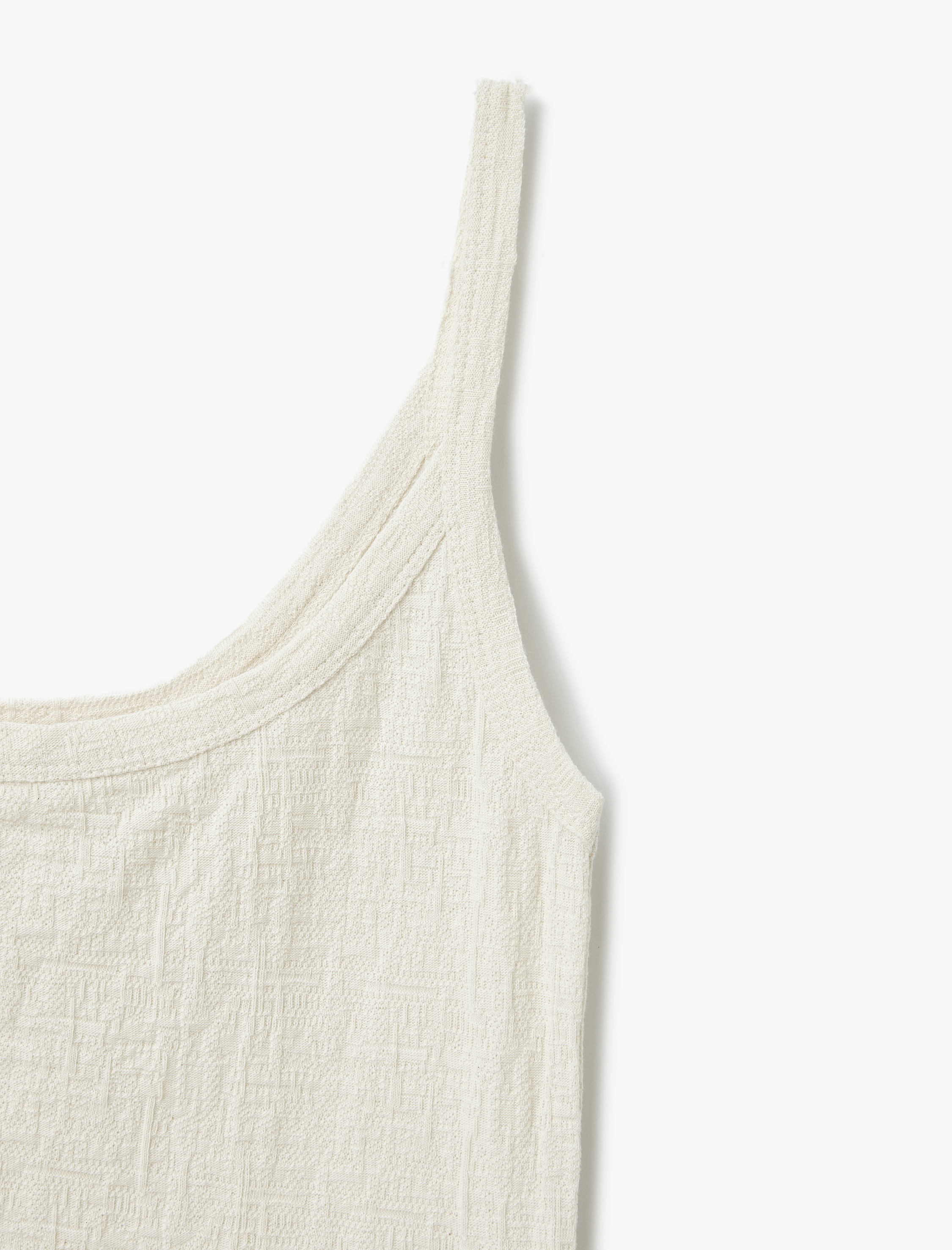   Pamuklu Dokulu İnce Askılı Atlet