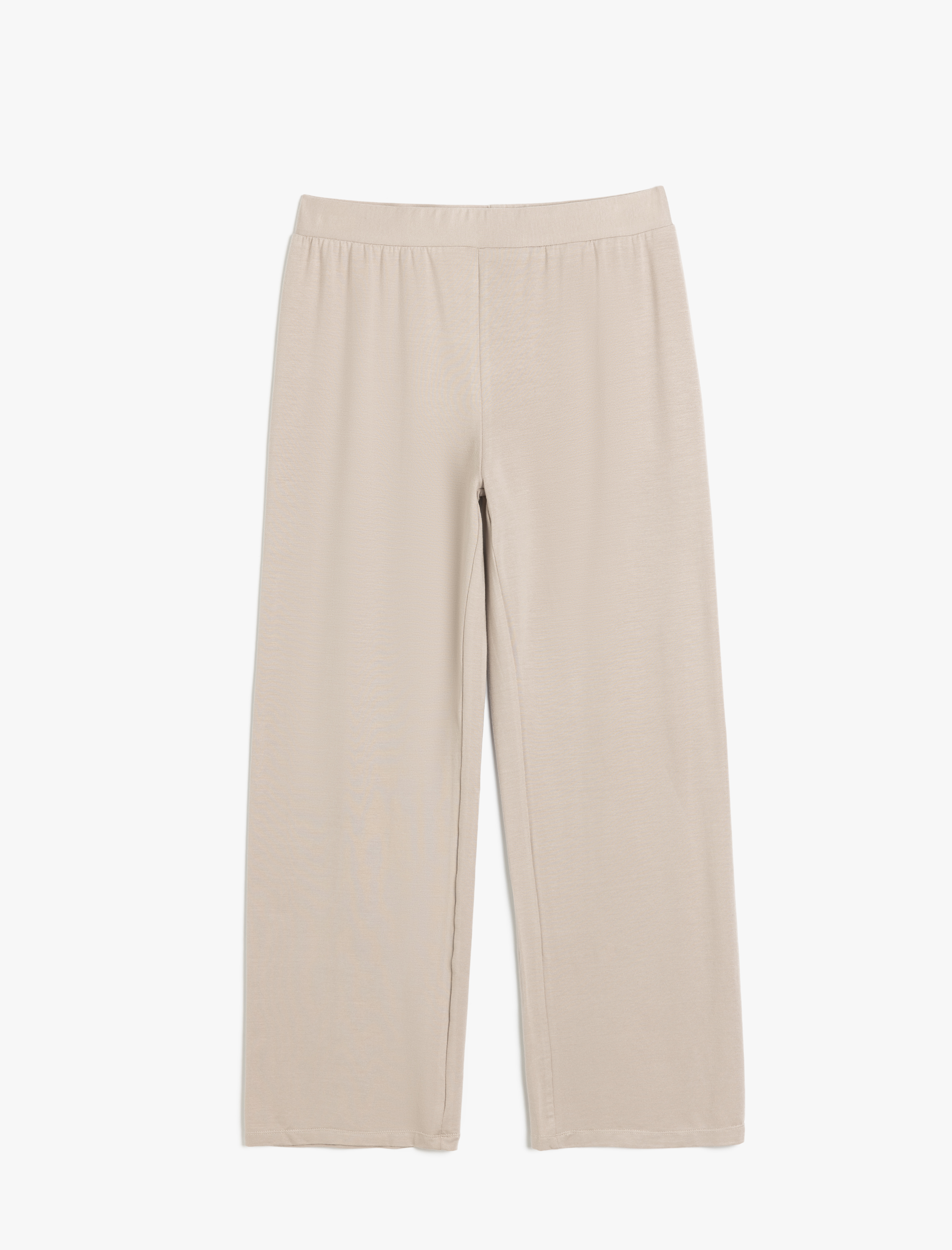 Koton Kadın Modal Kumaş Rahat Kalıp Bol Paça Pijama Altı -1