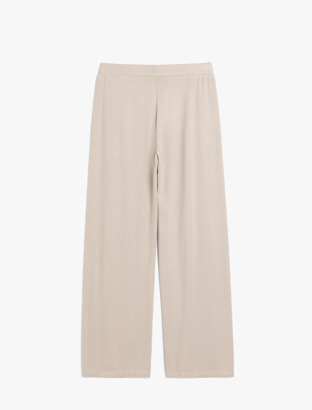 Modal Kumaş Rahat Kalıp Bol Paça Pijama Altı_1