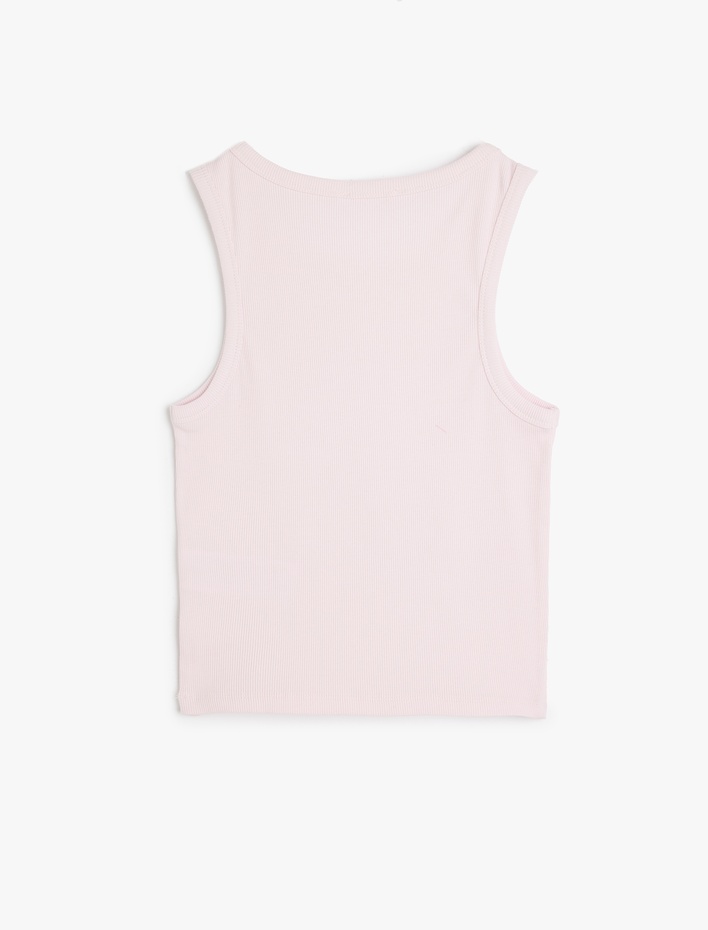  Slim Fit Bisiklet Yaka Kolsuz Atlet