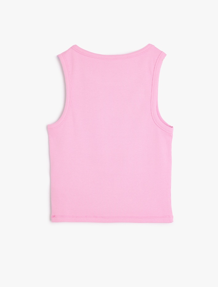  Slim Fit Bisiklet Yaka Kolsuz Atlet