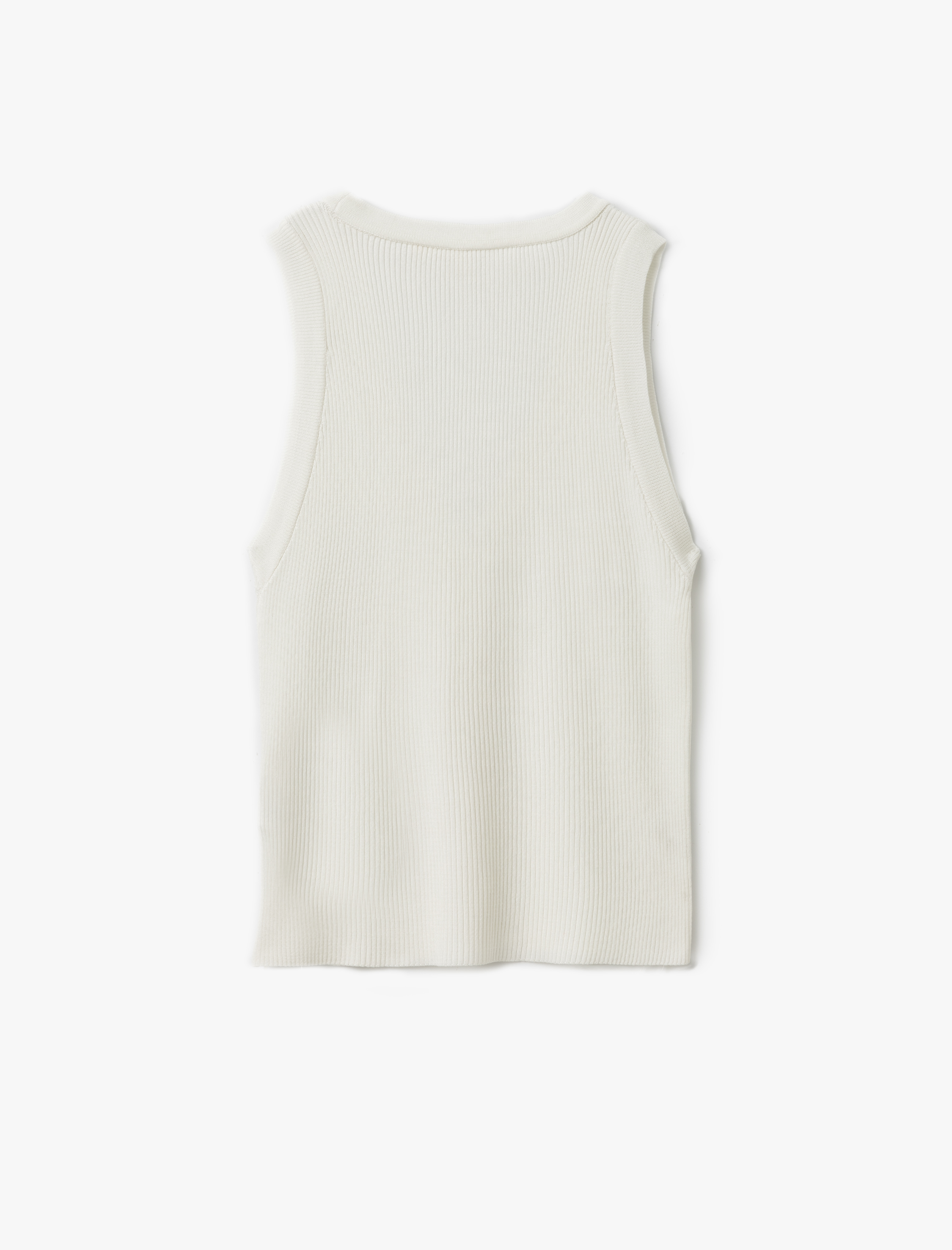   Düğmeli Kolsuz V Yaka Triko Yelek