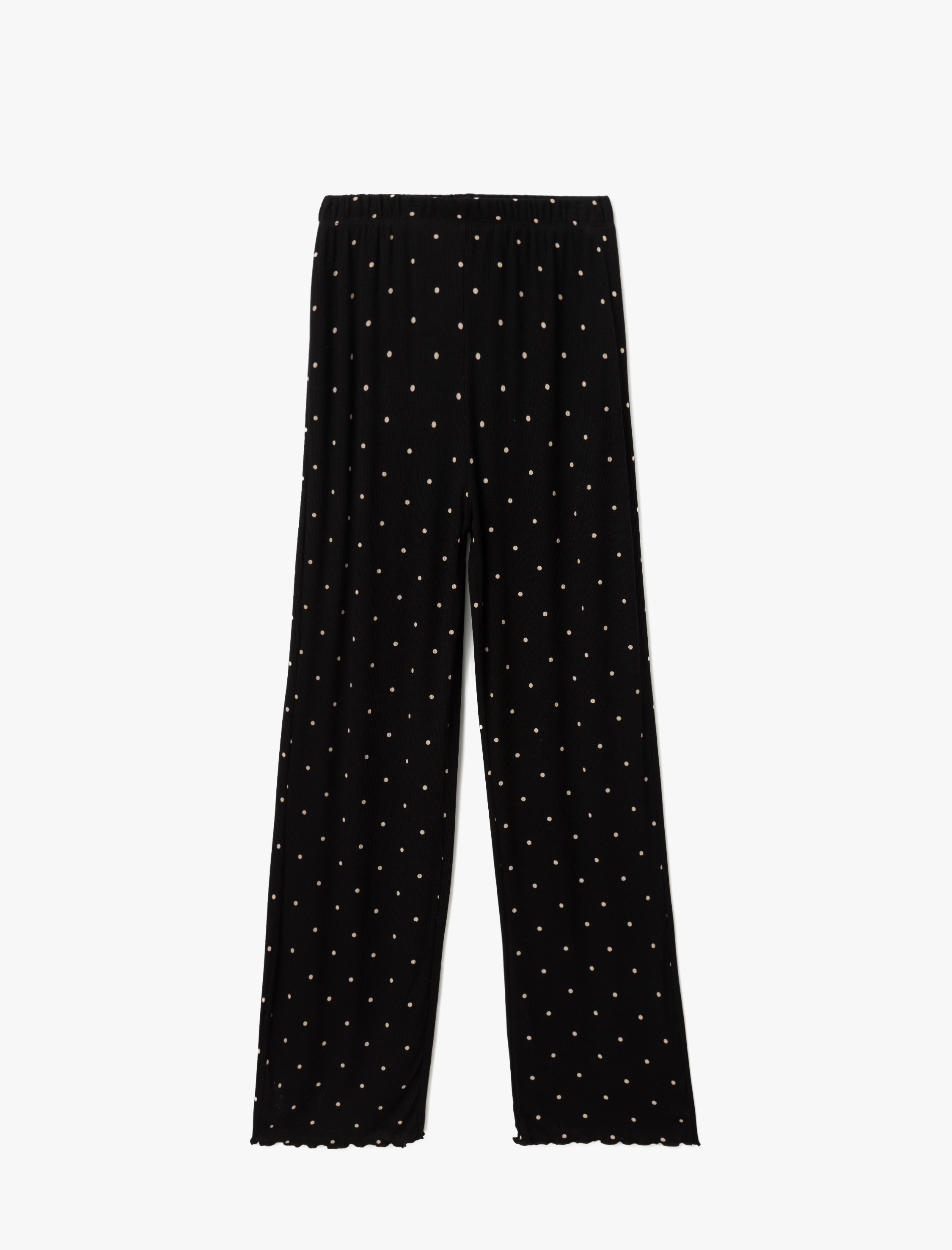   Baskı Detaylı Viskon Uzun Kollu Pijama Takımı