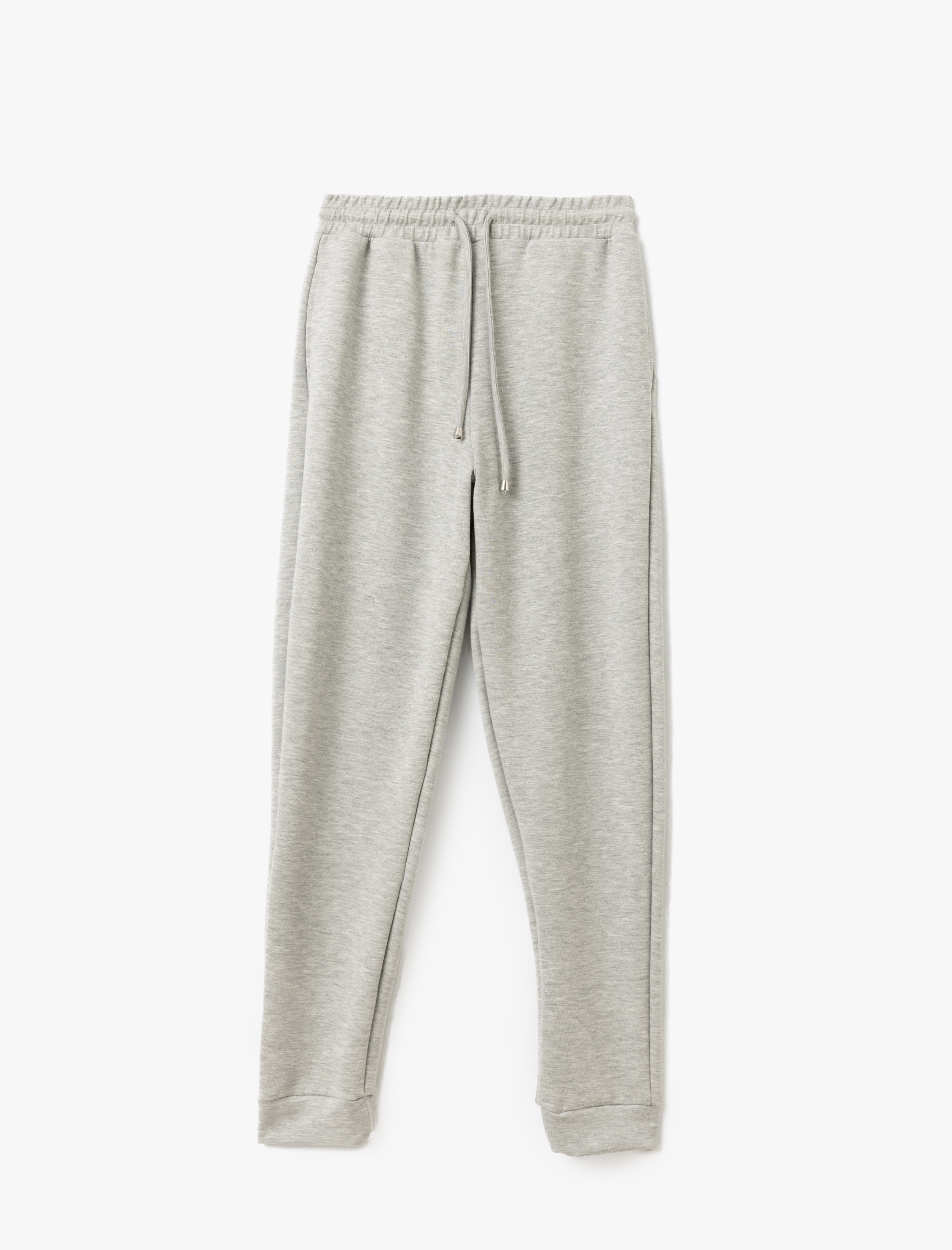 Koton Kadın Viskon Kumaş Beli Bağlamalı Cepli Jogger Eşofman Altı -1