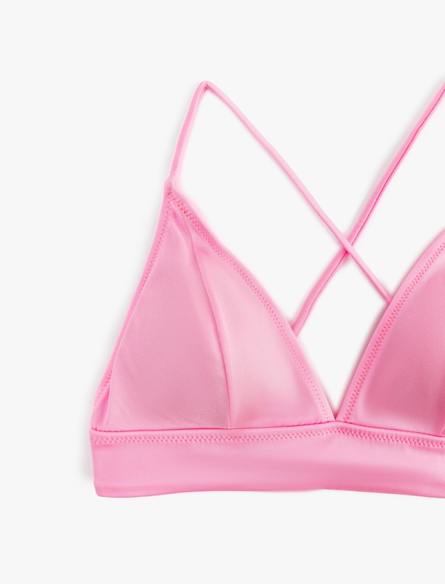 Arkası Çapraz Askılı Bağlama Detaylı Bralet Bikini Üst_1