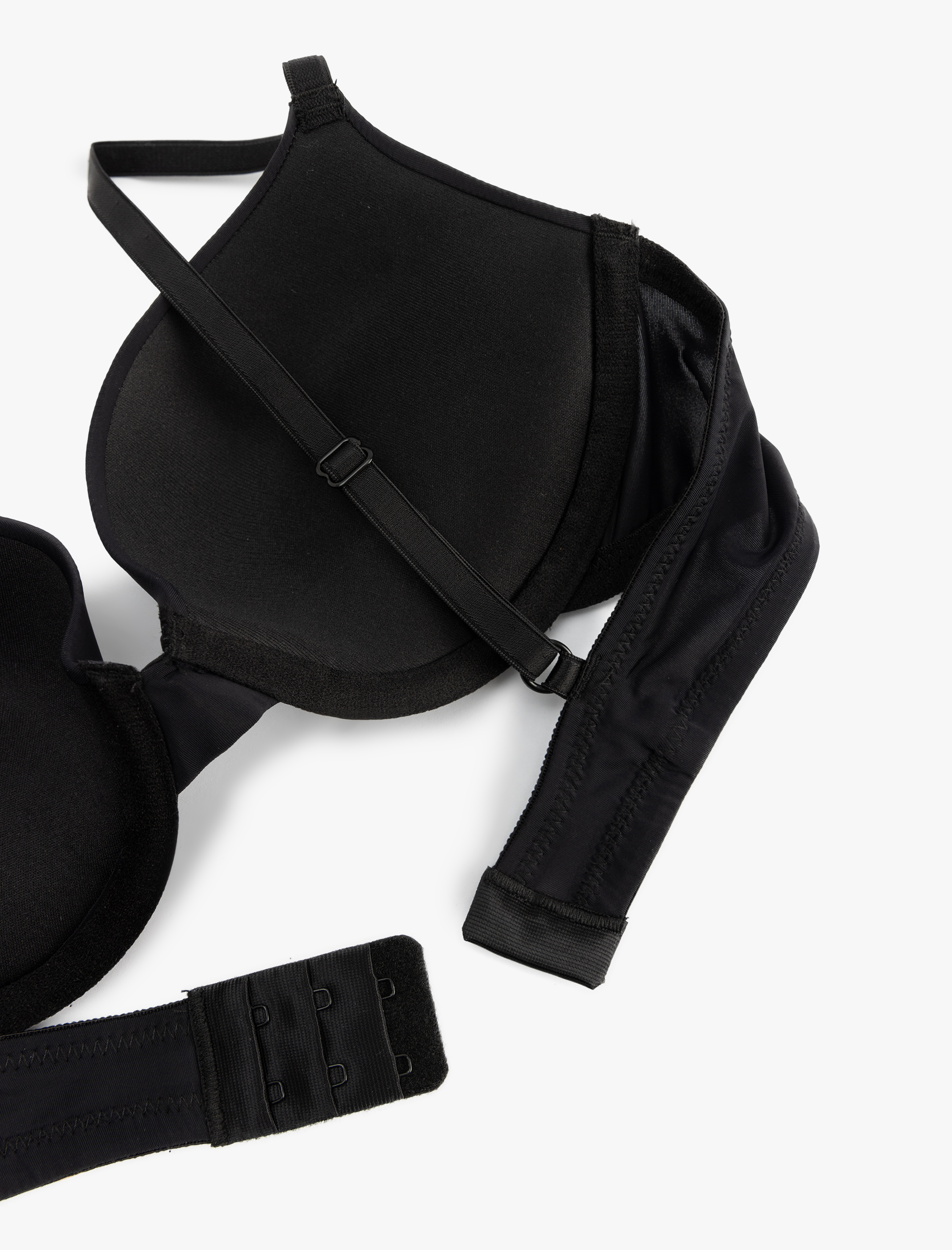   Yarım Dolgulu Balenli Kaplı Push Up Sütyen