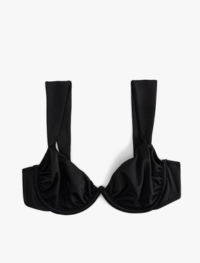 Kalın Askılı Balenli Bikini Üstü