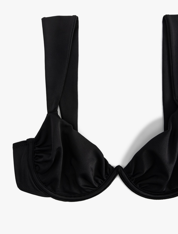  Kalın Askılı Balenli Bikini Üstü