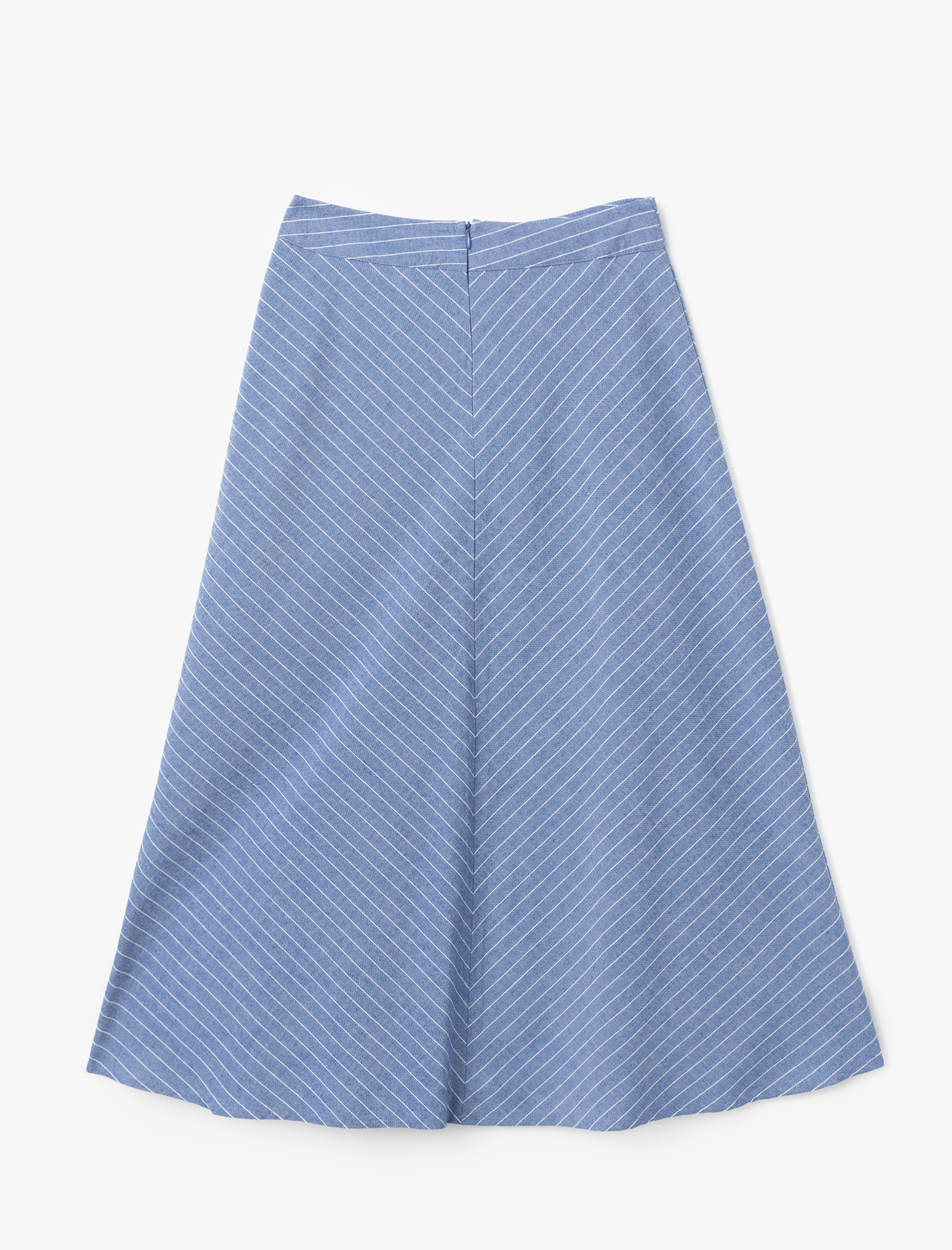   Viskon Karışımlı Oversize Uzun Kloş Etek