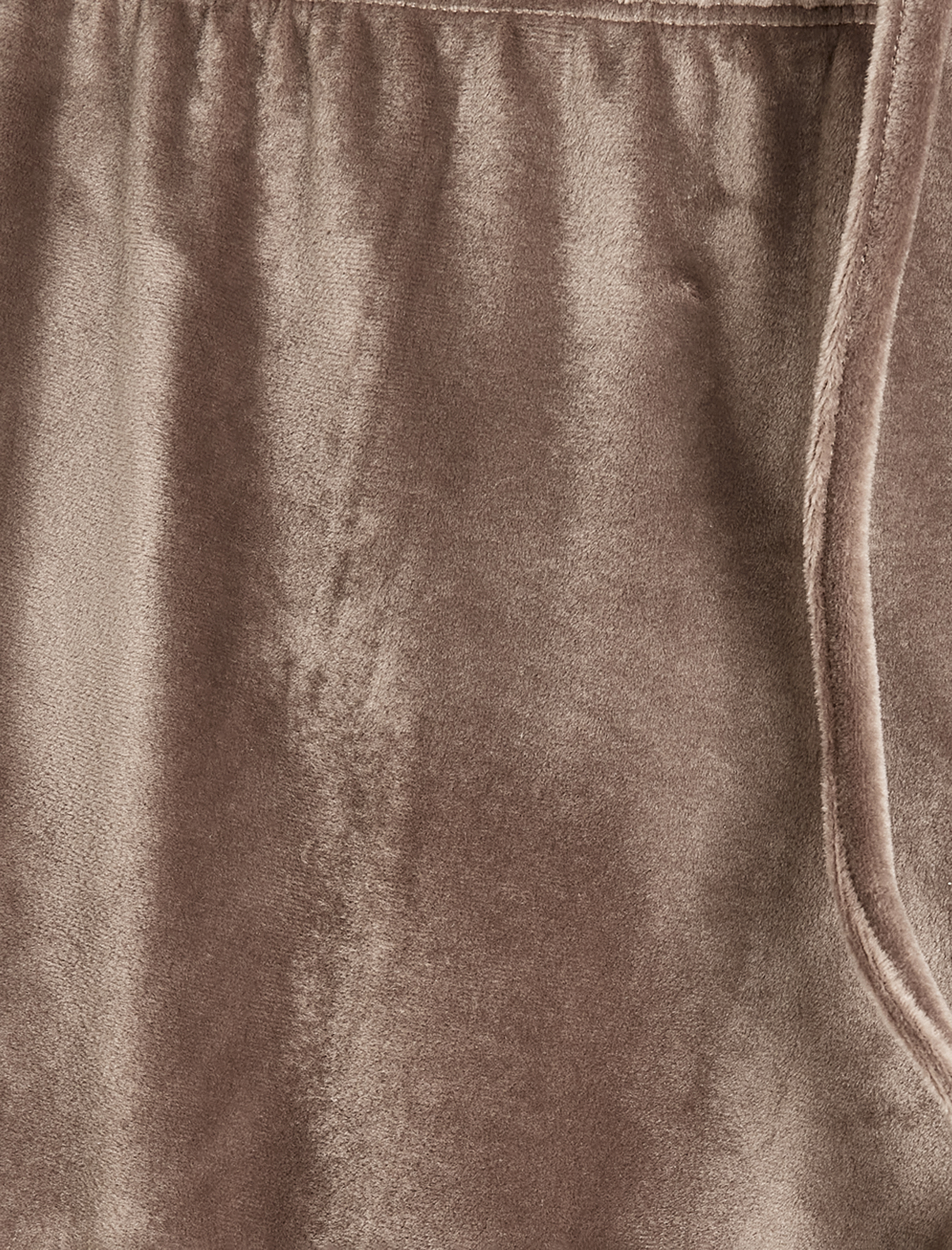   Sıcak Tutan Yumuşak Dokulu Beli Bağlamalı Jogger Kadife Pijama Altı