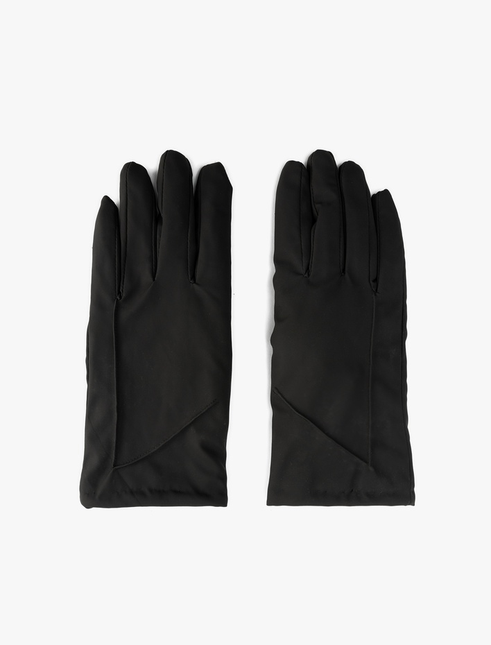 Kadın Dikiş Detaylı Basic Eldiven