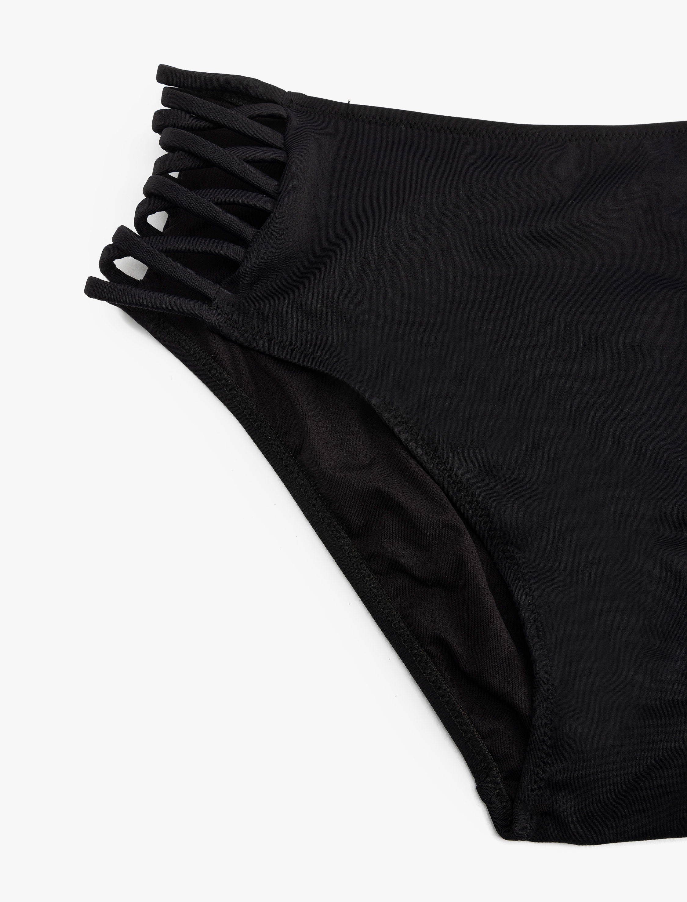  Yanları İpli Yüksek Bel Bikini Altı