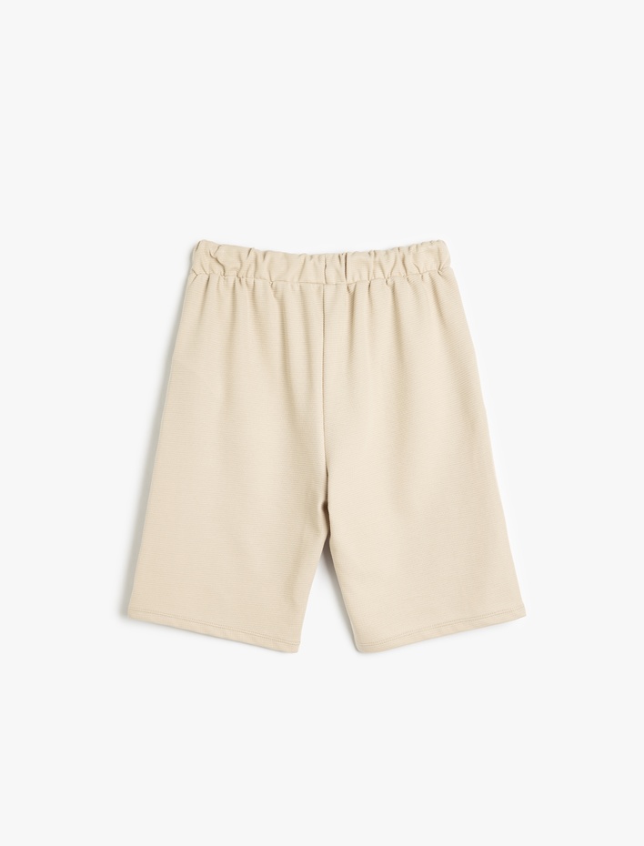Erkek Çocuk Basic Beli Bağcıklı Cepli Şort