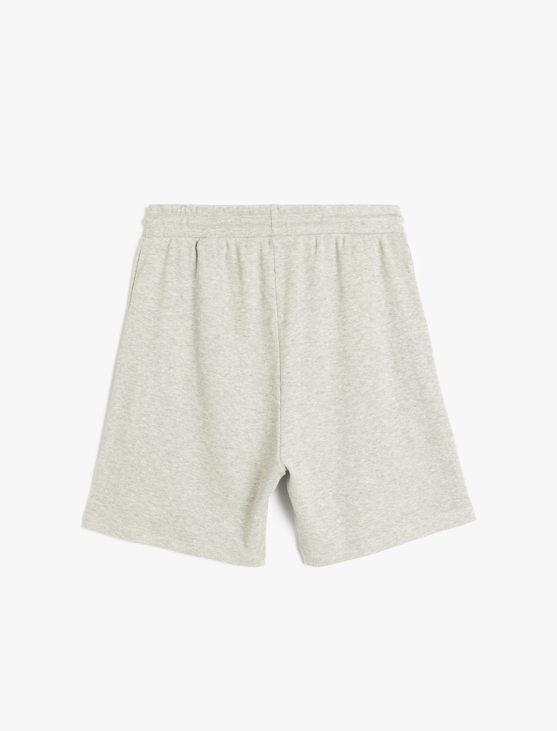   Pamuk Karışımlı Cep Detaylı Beli Bağcıklı Şort