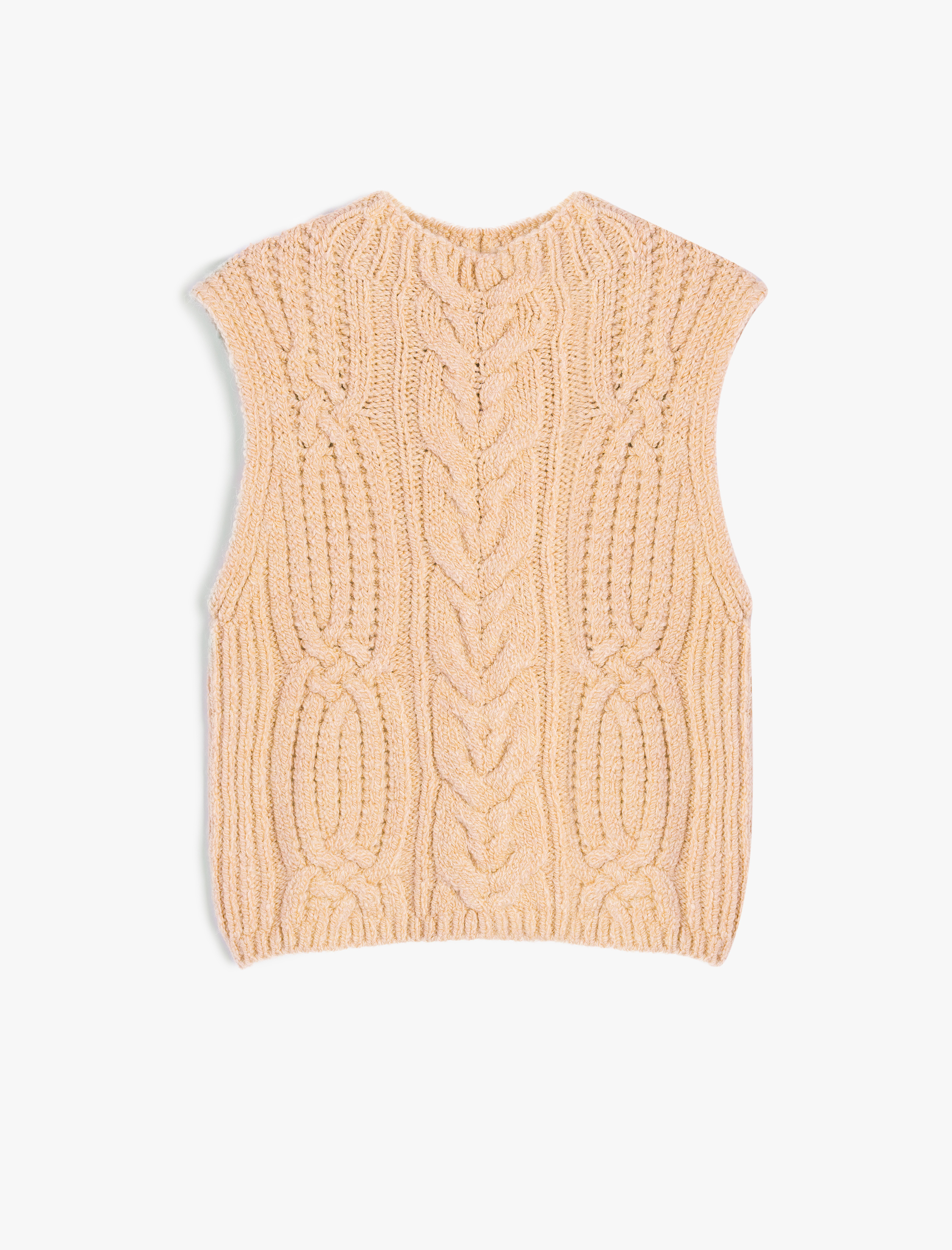   Kolsuz Bisiklet Yaka Dokulu Triko Süveter