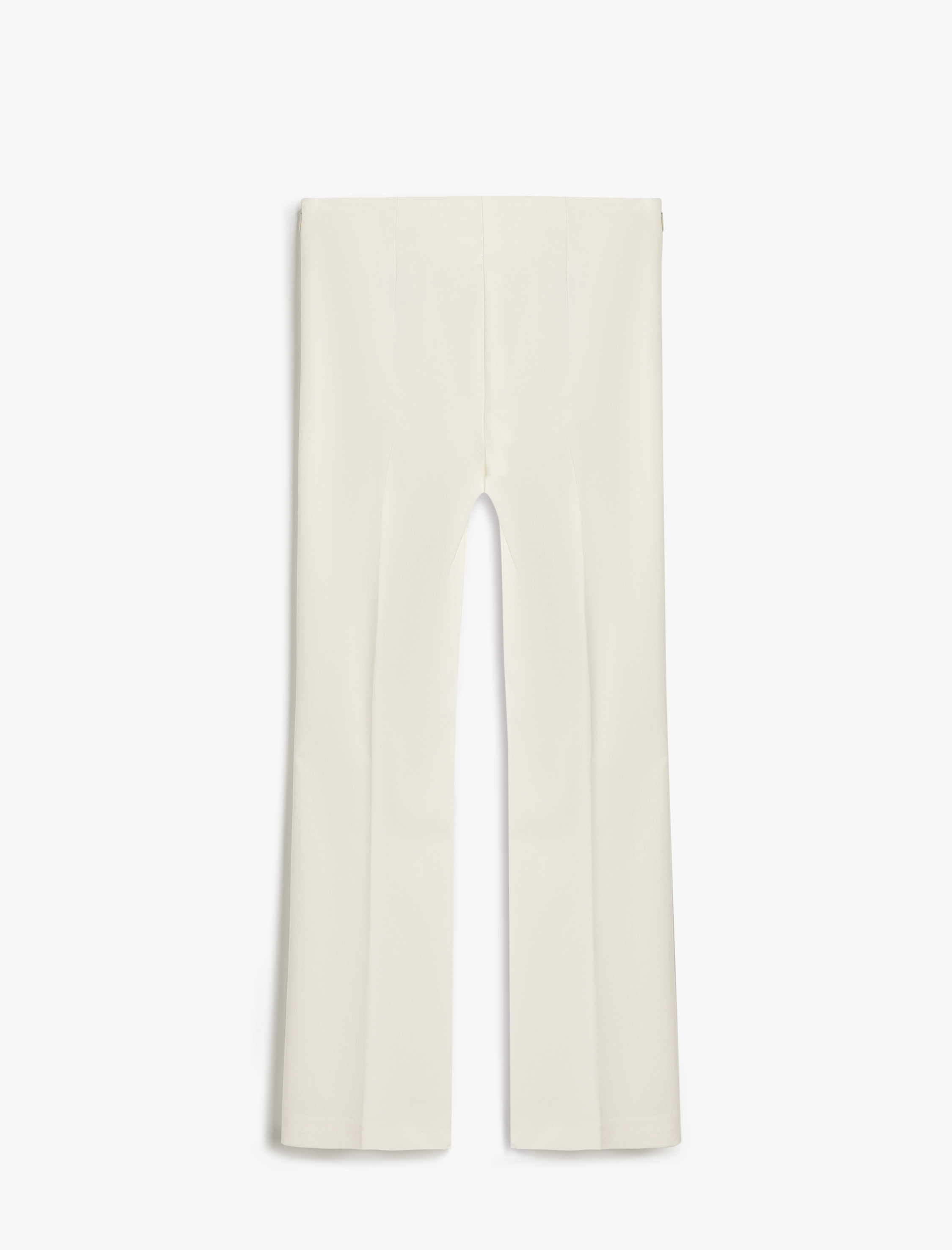 Standart Bel Slim Fit Nervürlü İspanyol Paça Pantolon