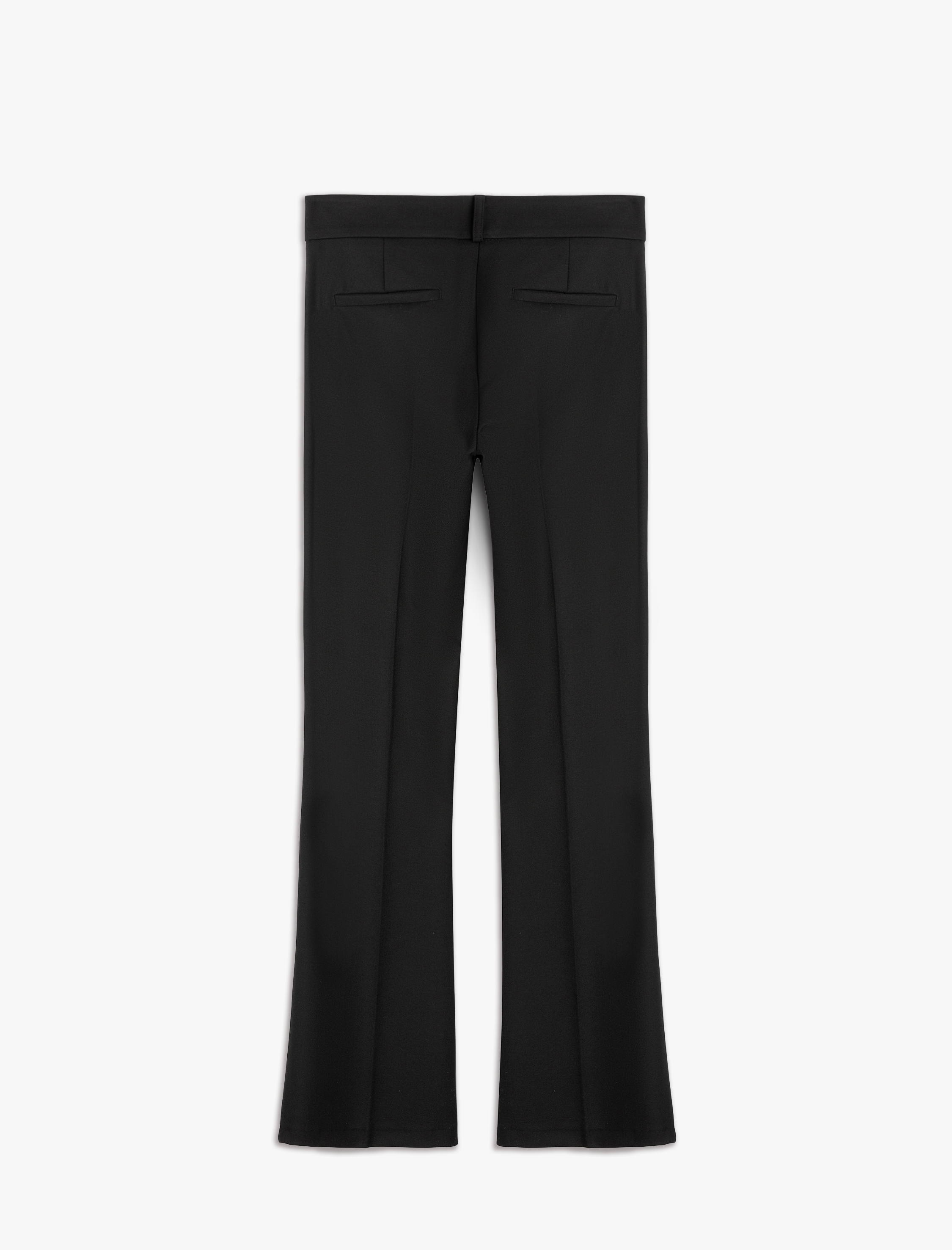   Standart Bel İspanyol Paça Kumaş Pantolon