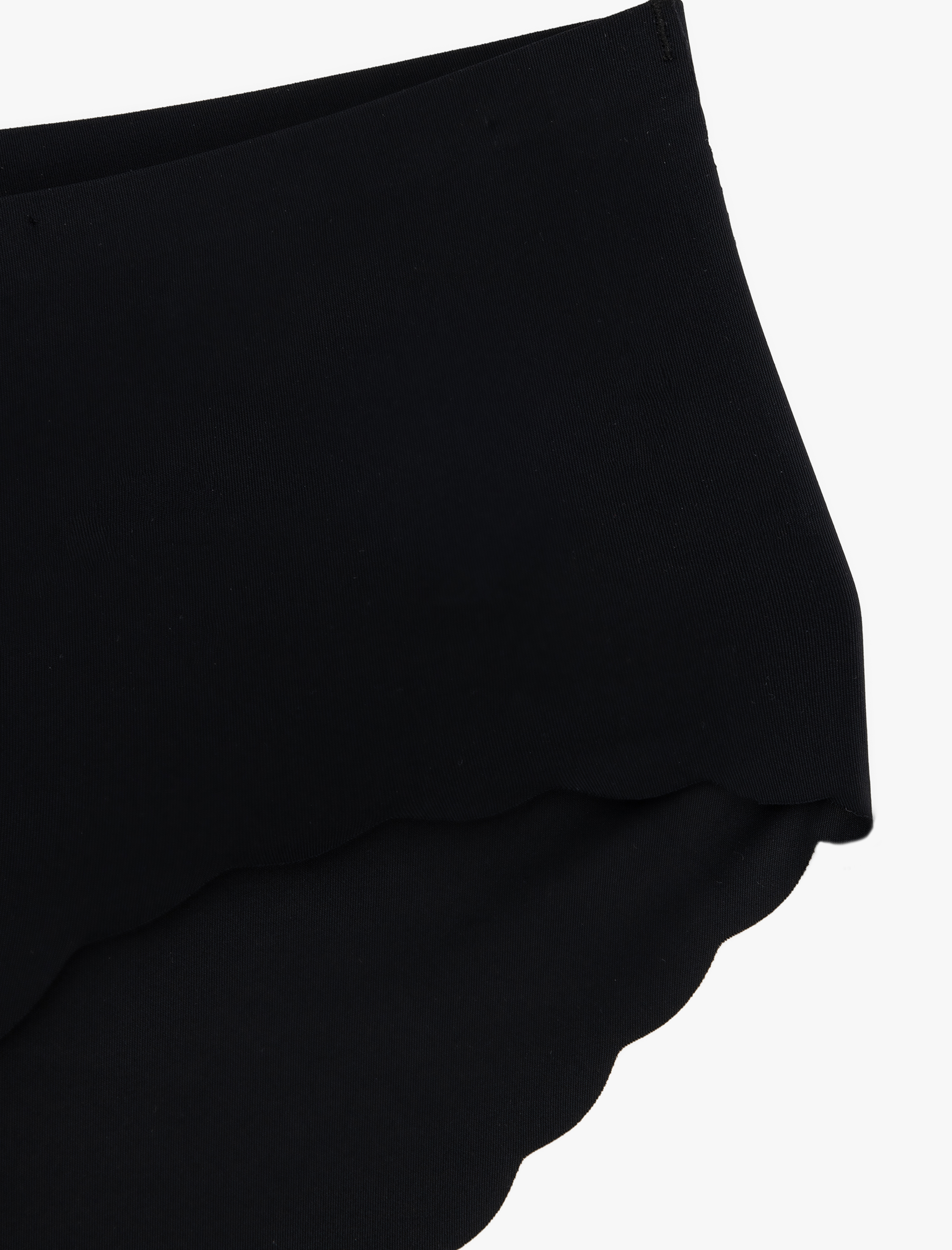   Vücudu Saran Hafif Kumaş Yüksek Bel Lazer Kesim Dikişsiz Külot