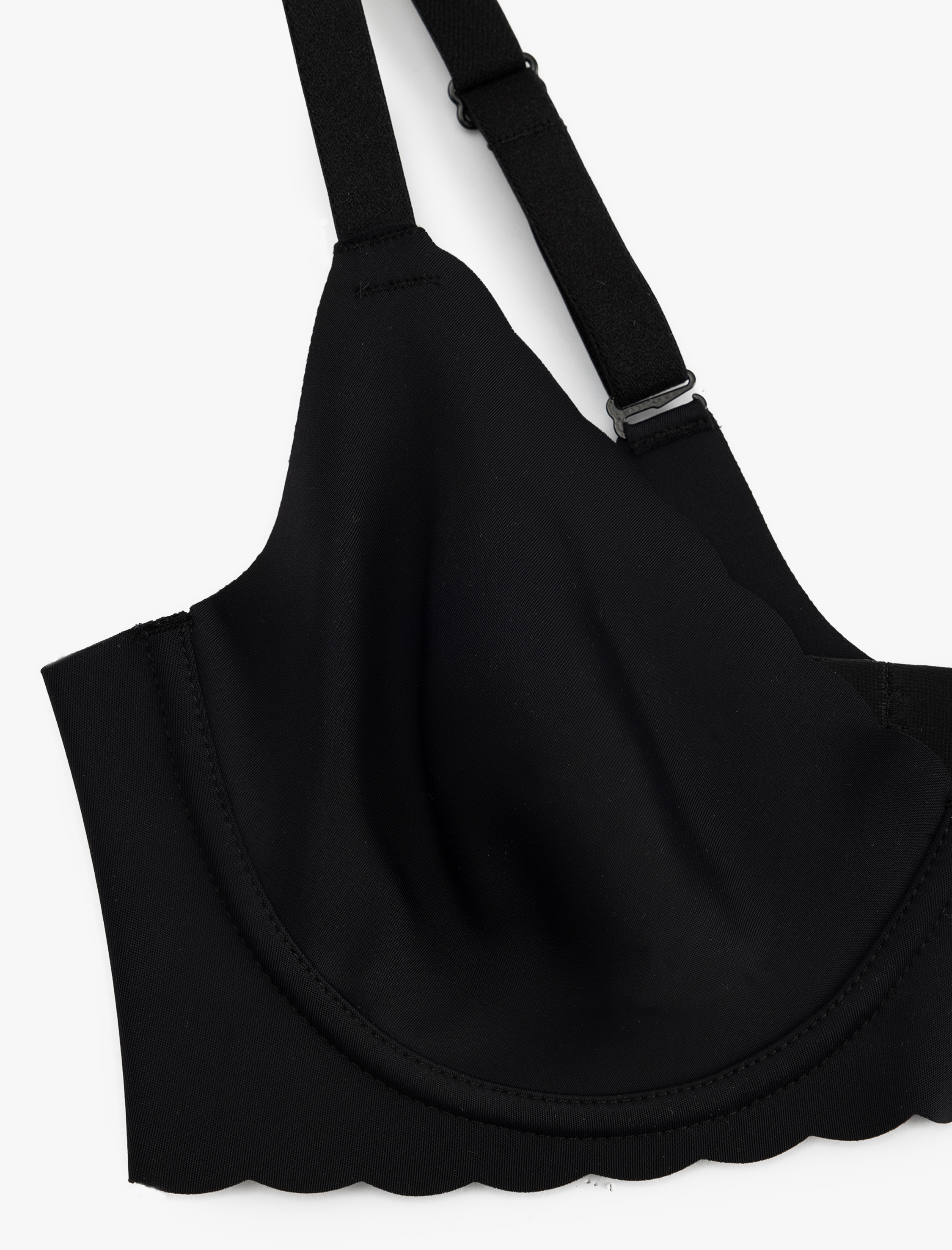   Vücudu Saran Nefes Alan Kumaş Dolgusuz Lazer Kesim Balenli Sütyen