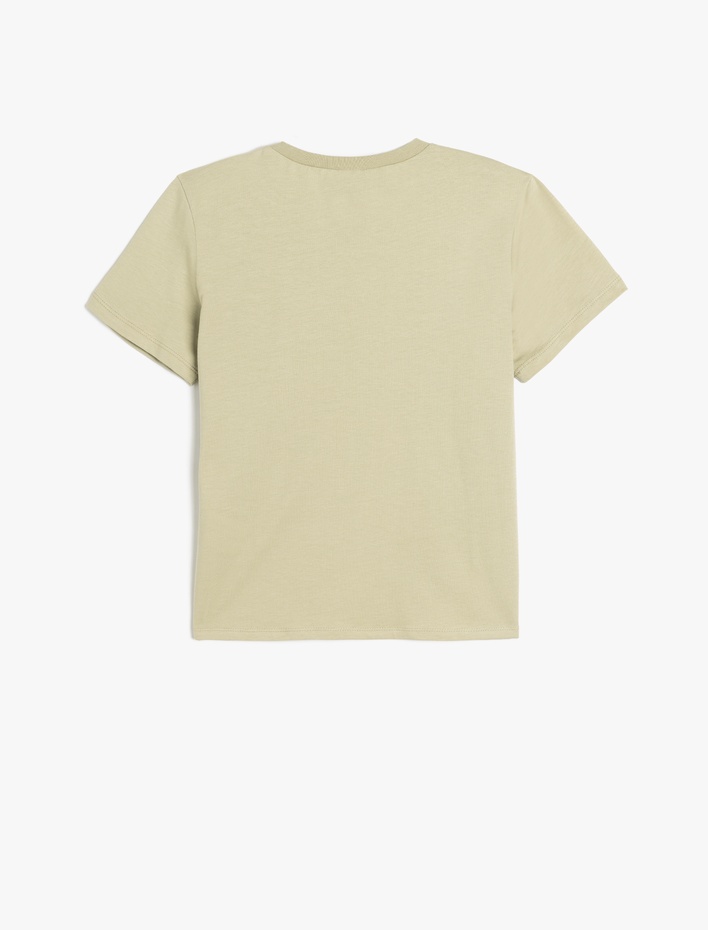 Erkek Çocuk Bisiklet Yaka Oyun Temalı Baskılı Kısa Kollu Pamuklu Tişört