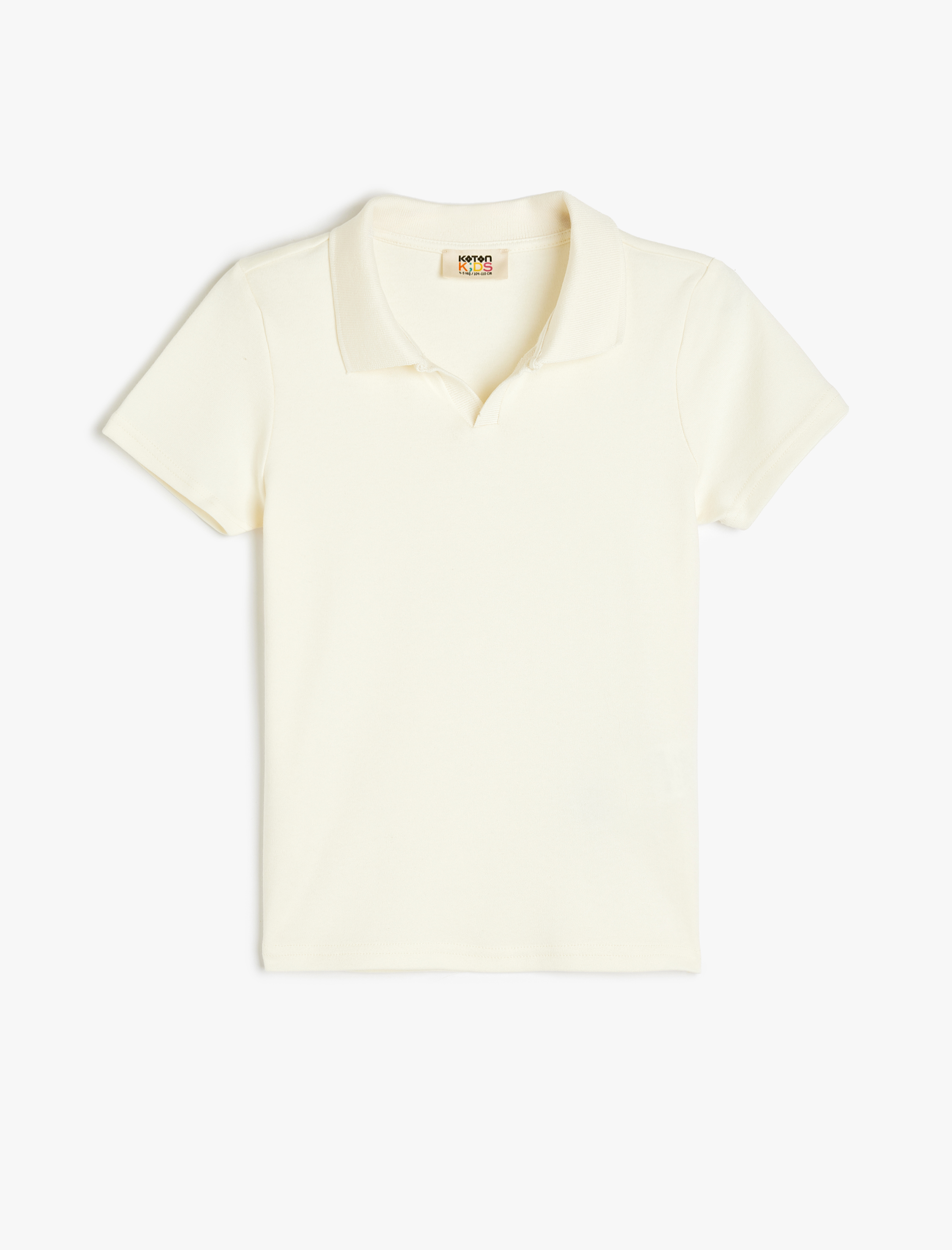 Koton Pamuklu Kısa Kollu Basic Polo Yaka Tişört -1