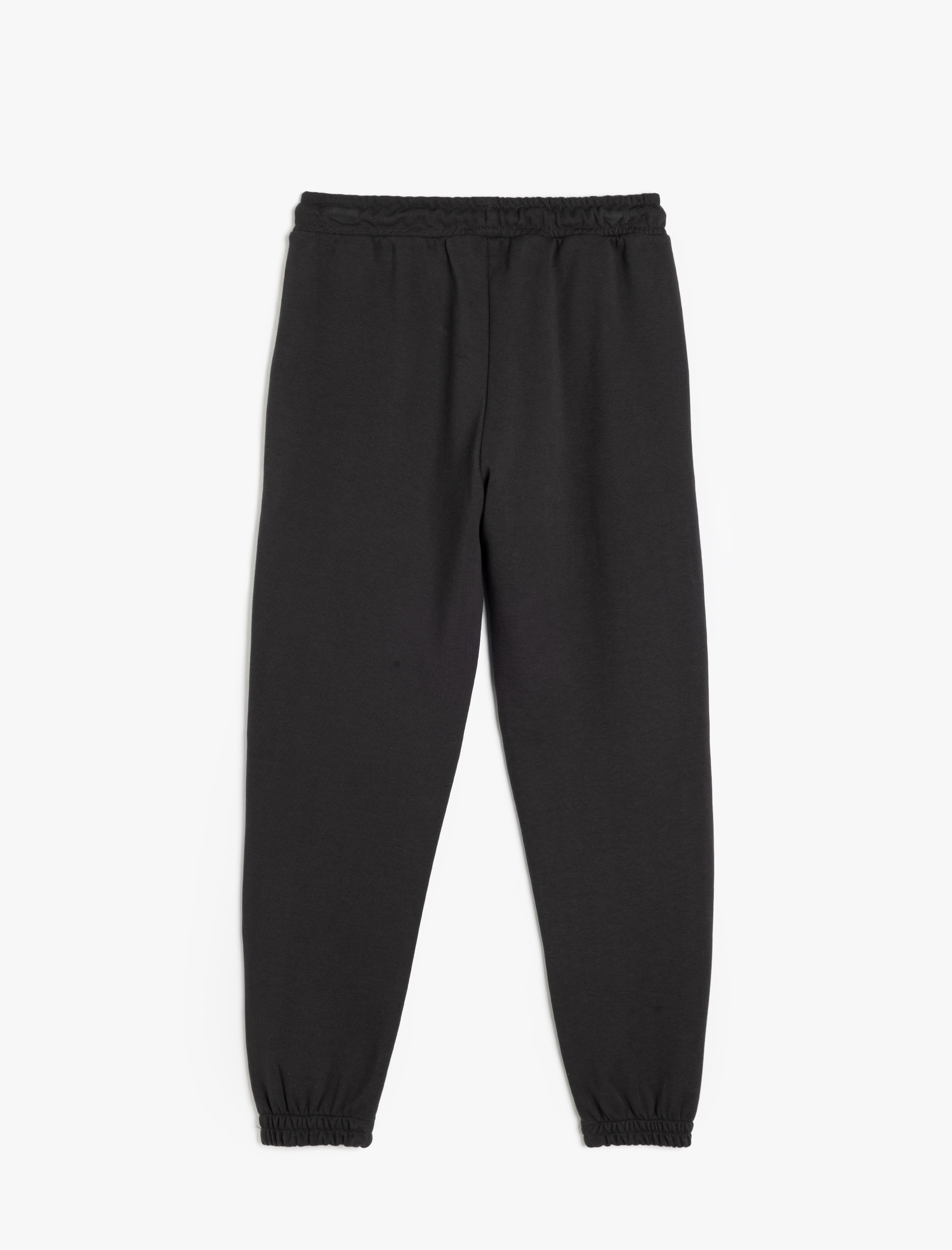   Pamuklu Pike Kumaş Cep Detaylı Beli Bağcıklı Jogger Eşofman Altı