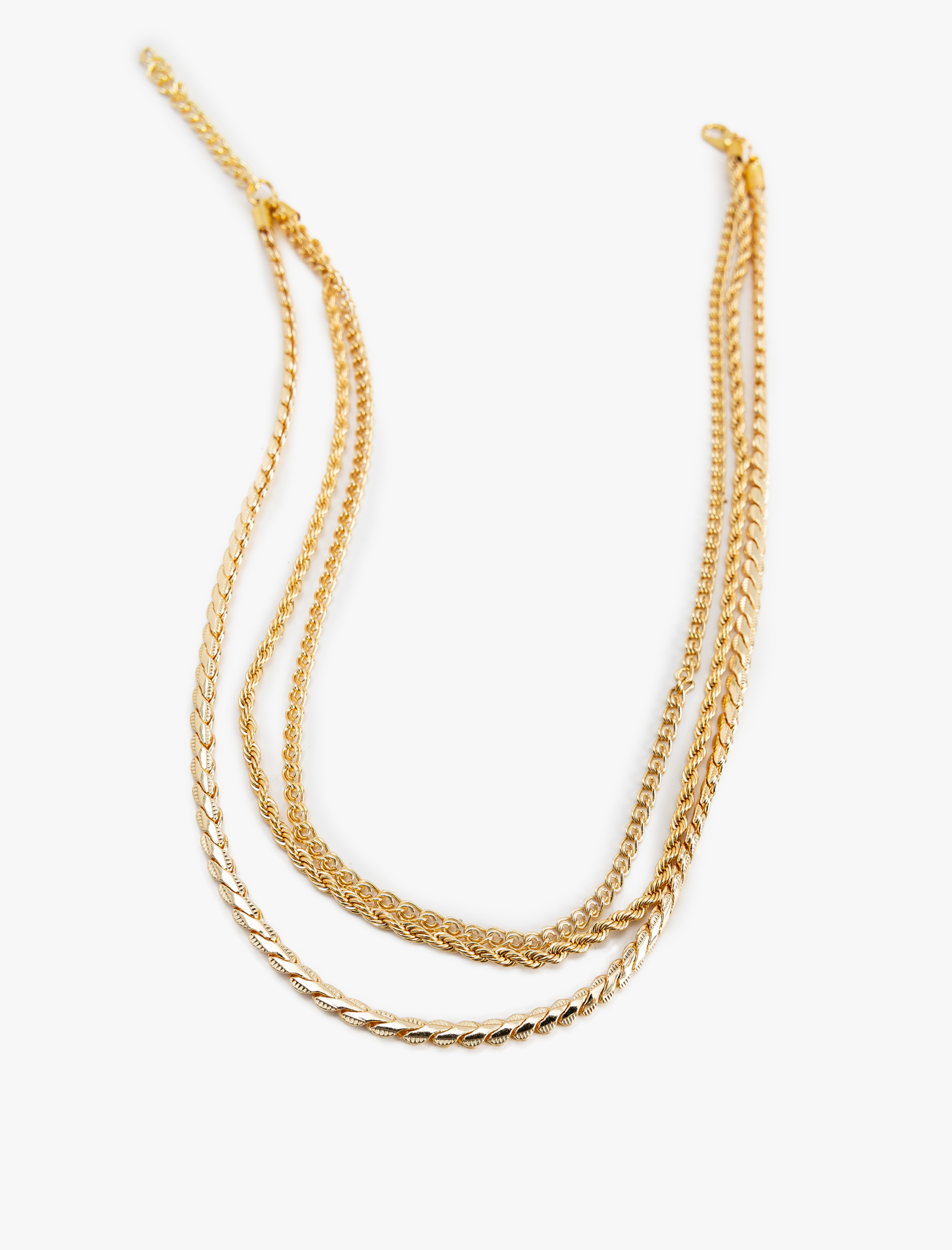  Kadın Kalın Zincir Kolye