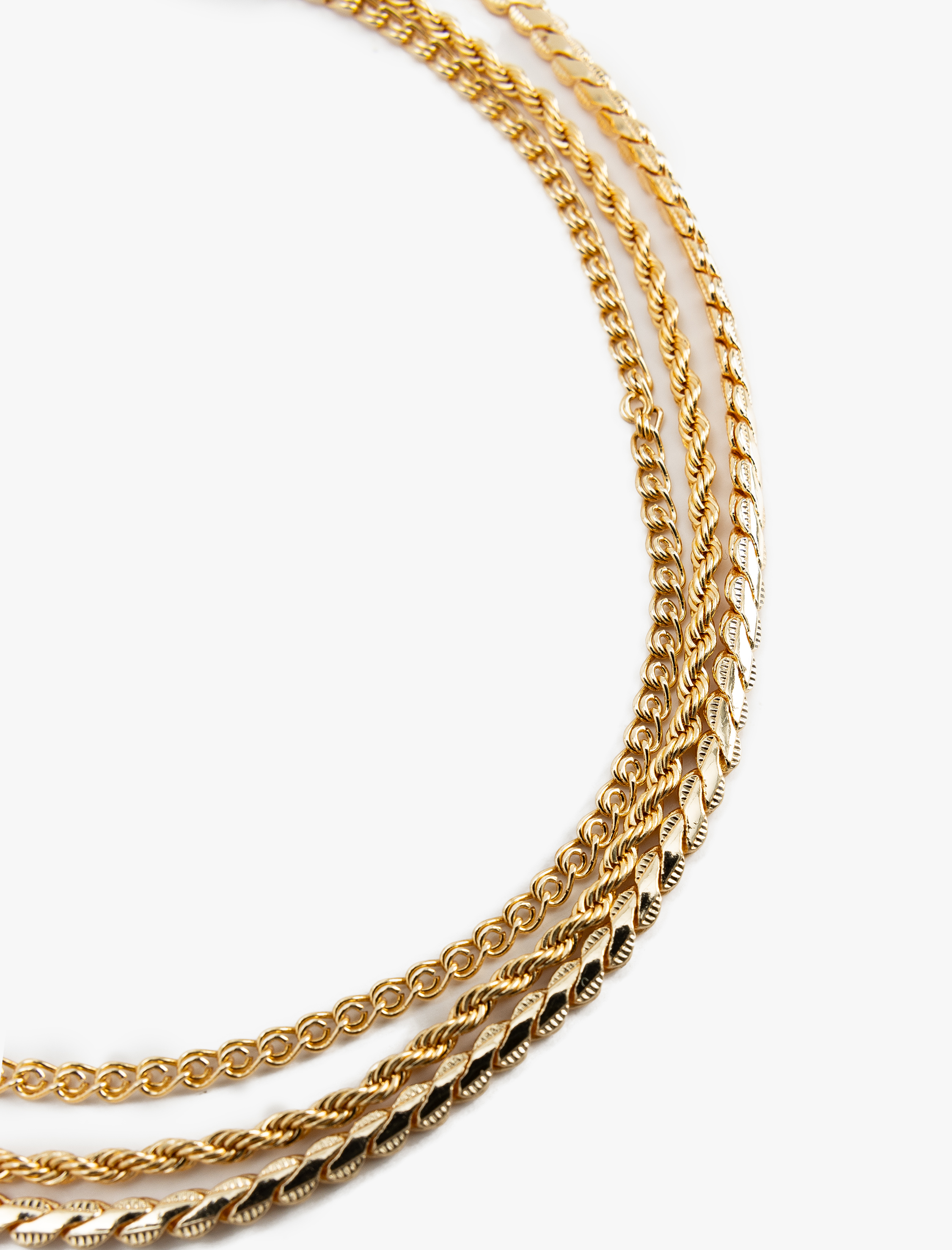  Kadın Kalın Zincir Kolye