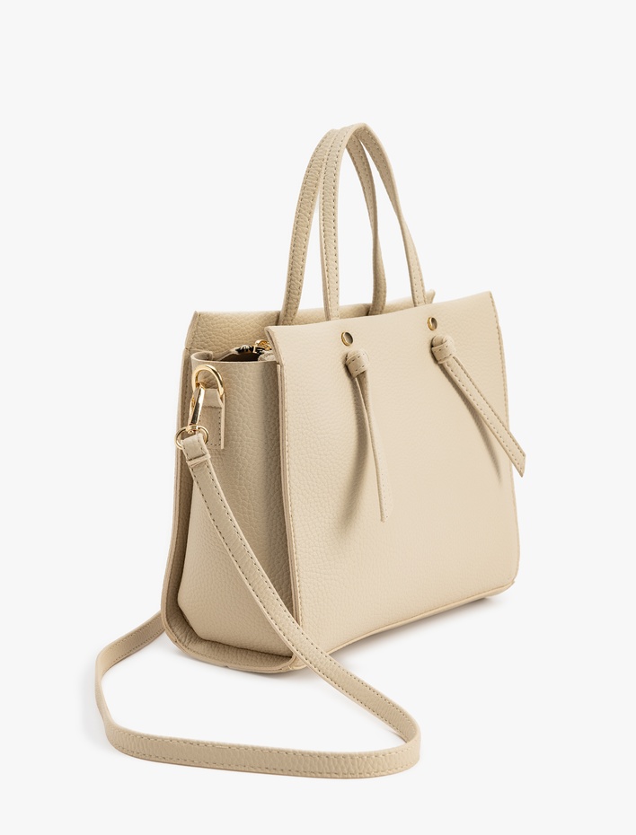 Kadın Suni Deri Fermuarlı Saplı Askılı Çapraz Çanta