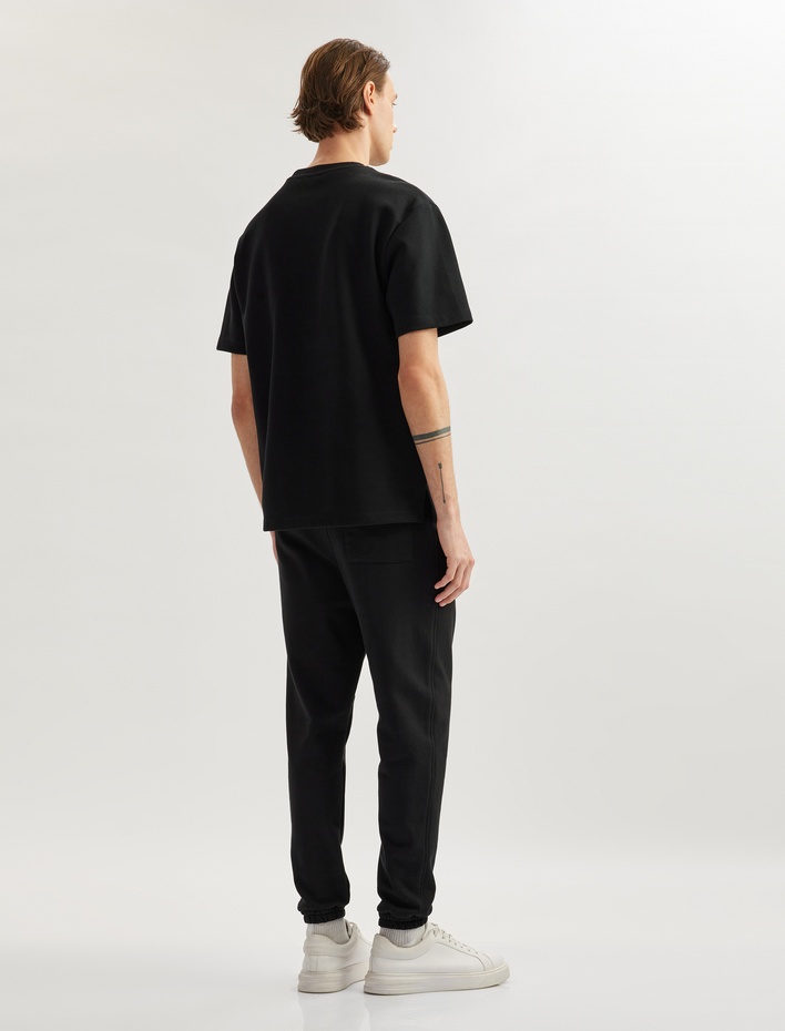  Lastikli Paça Cep Detaylı Beli Bağcıklı Jogger Eşofman Altı