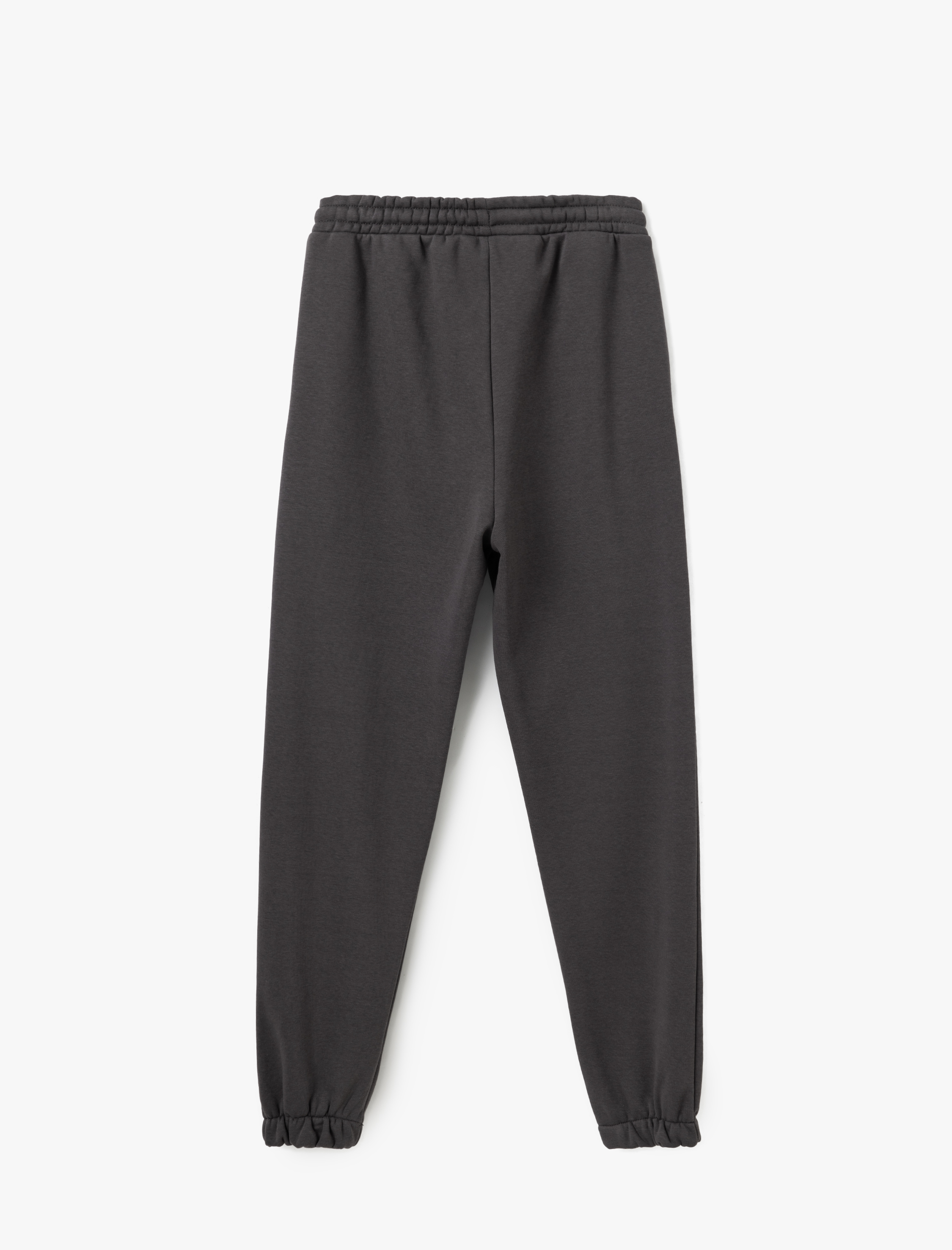   Şardonlu Beli Bağcıklı Cep Detaylı Rahat Kalıp Jogger Eşofman Altı